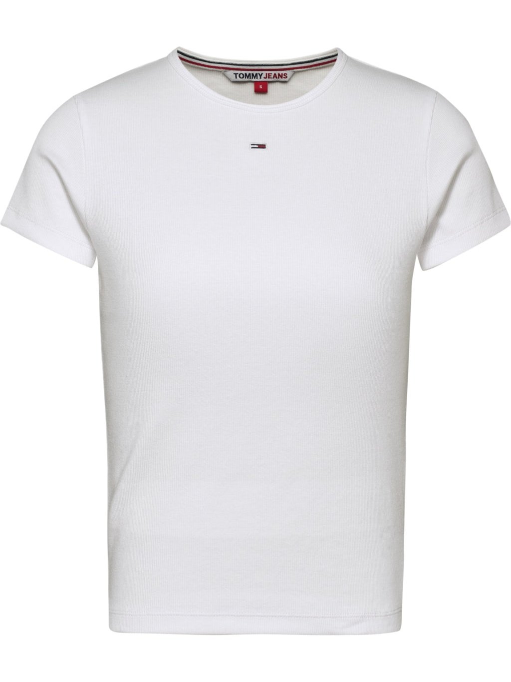 TJW BBY Essential rib short sleeve - White