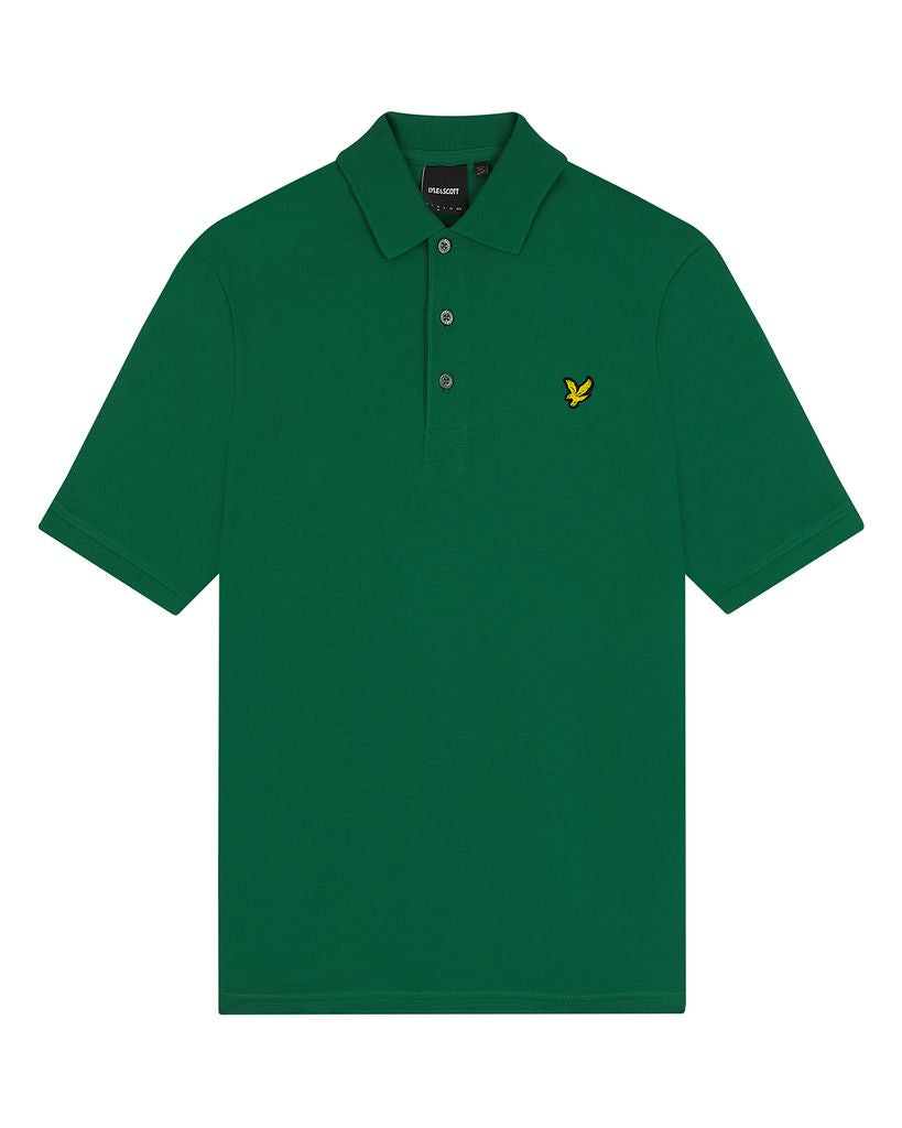 Plain Polo Shirt X154 Court Green