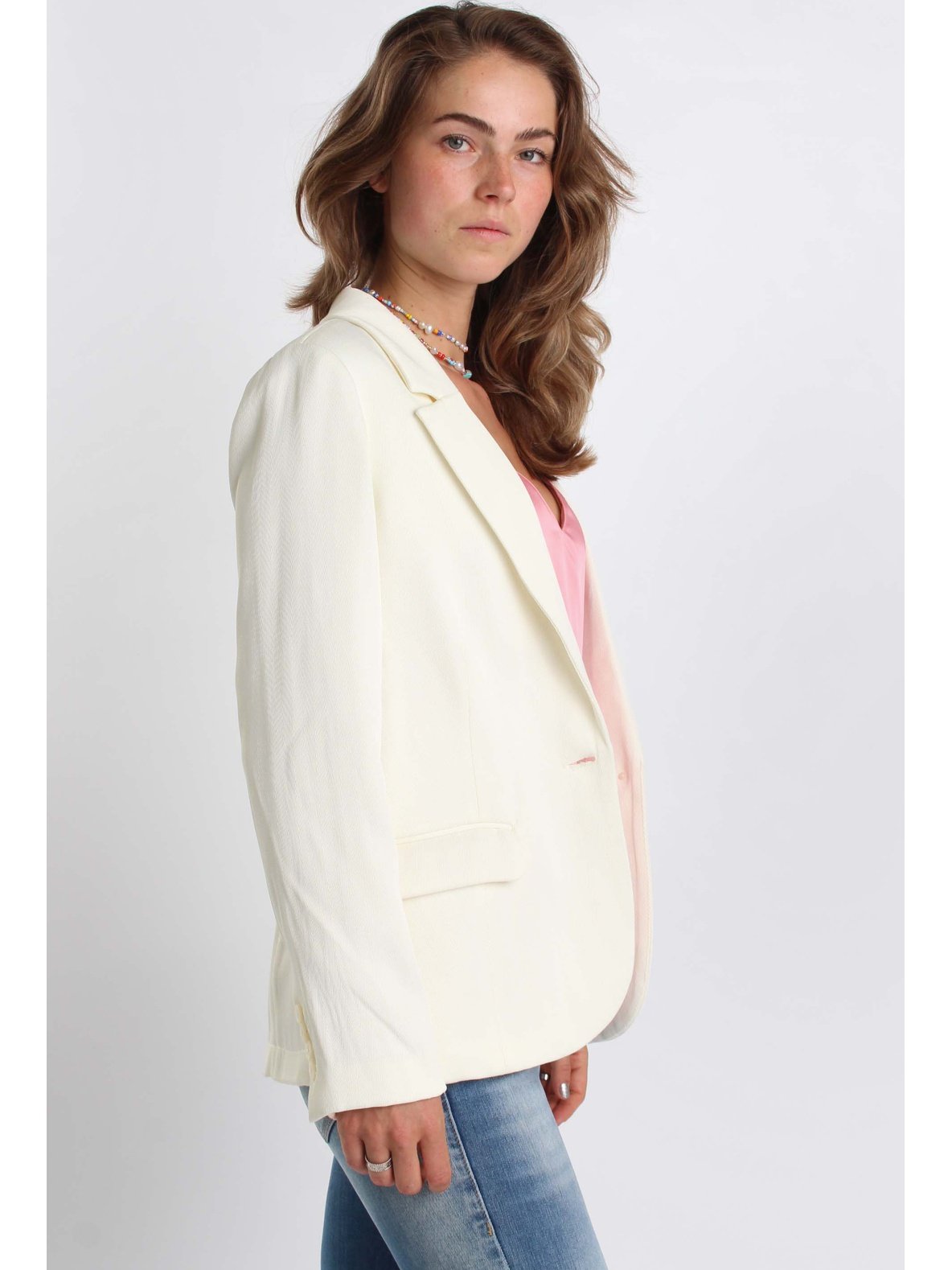 Getailleerde blazer in structured fabric
