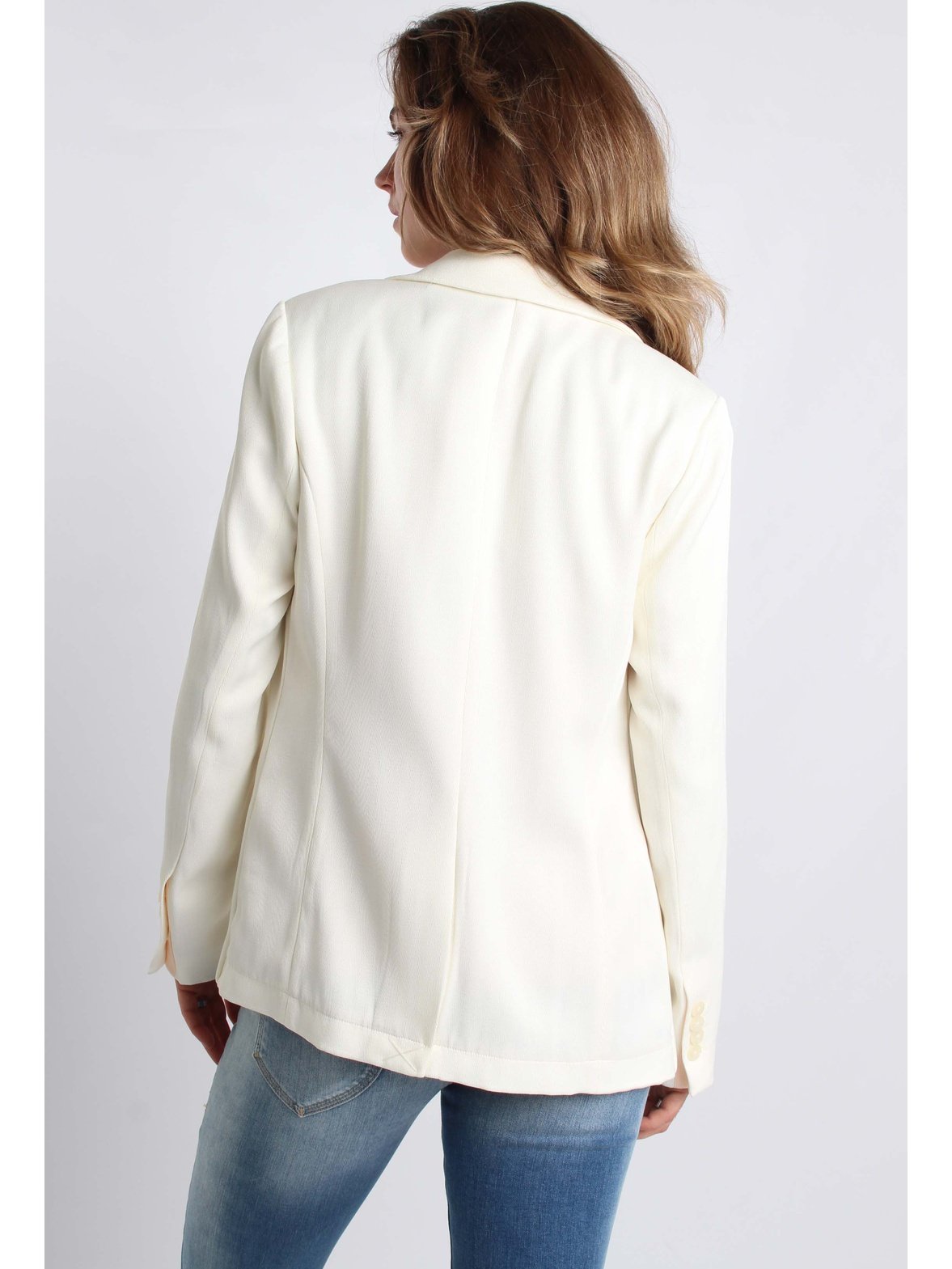 Getailleerde blazer in structured fabric
