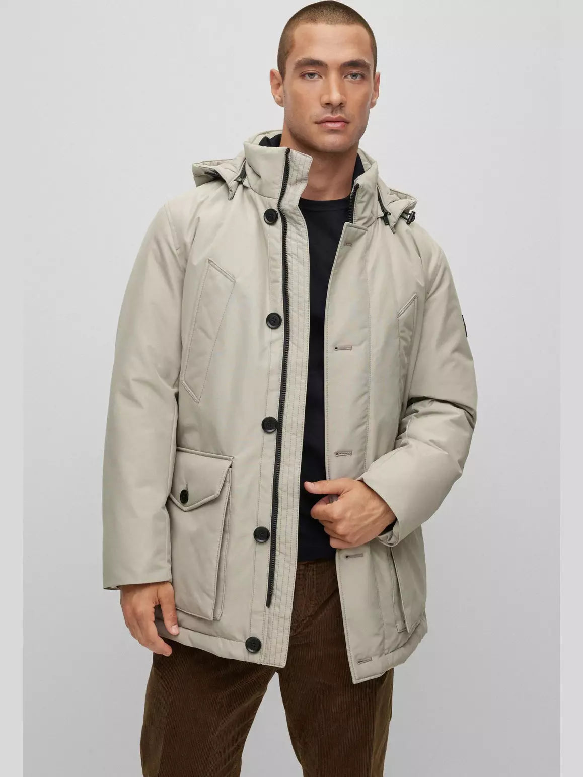 Osiass parka - open grey