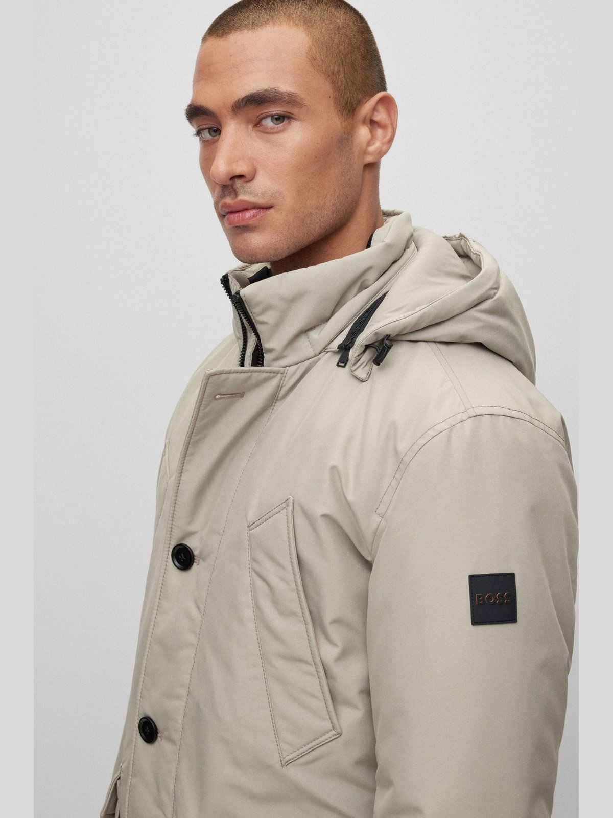 Osiass parka - open grey