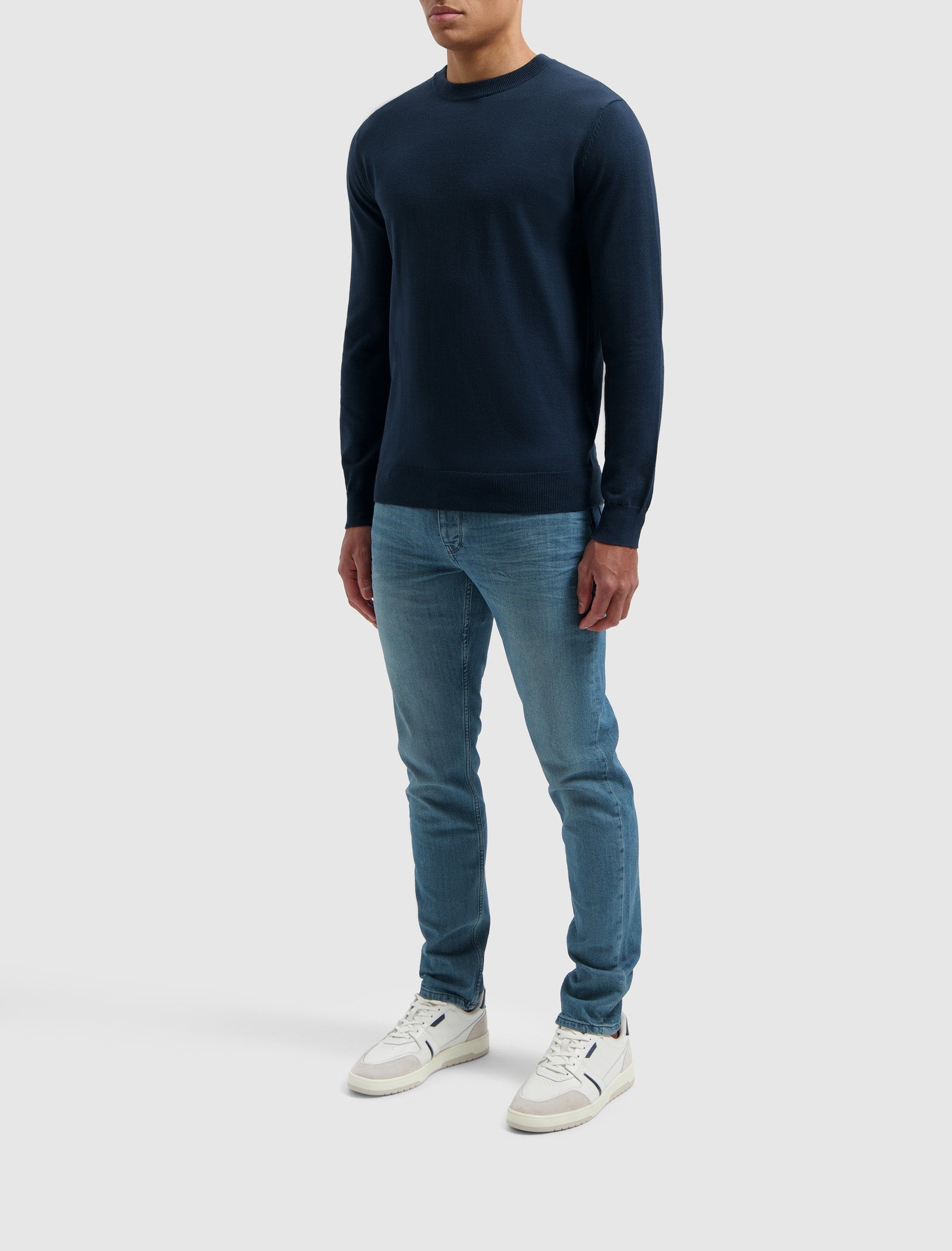 The Ryan Slim Fit Jeans Denim Mid Blue
