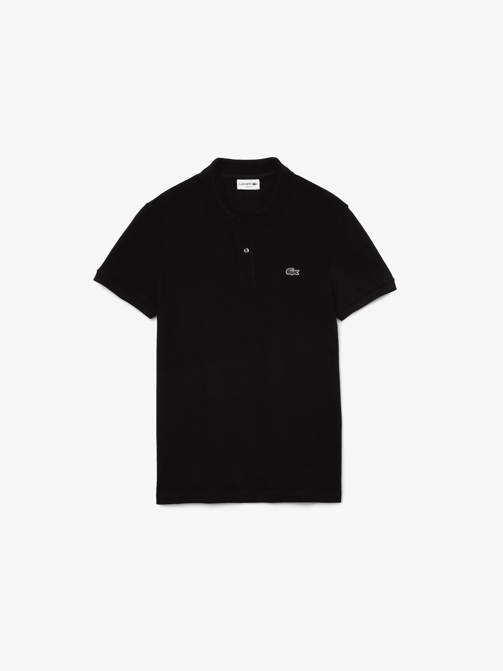 Slim fit polo Black
