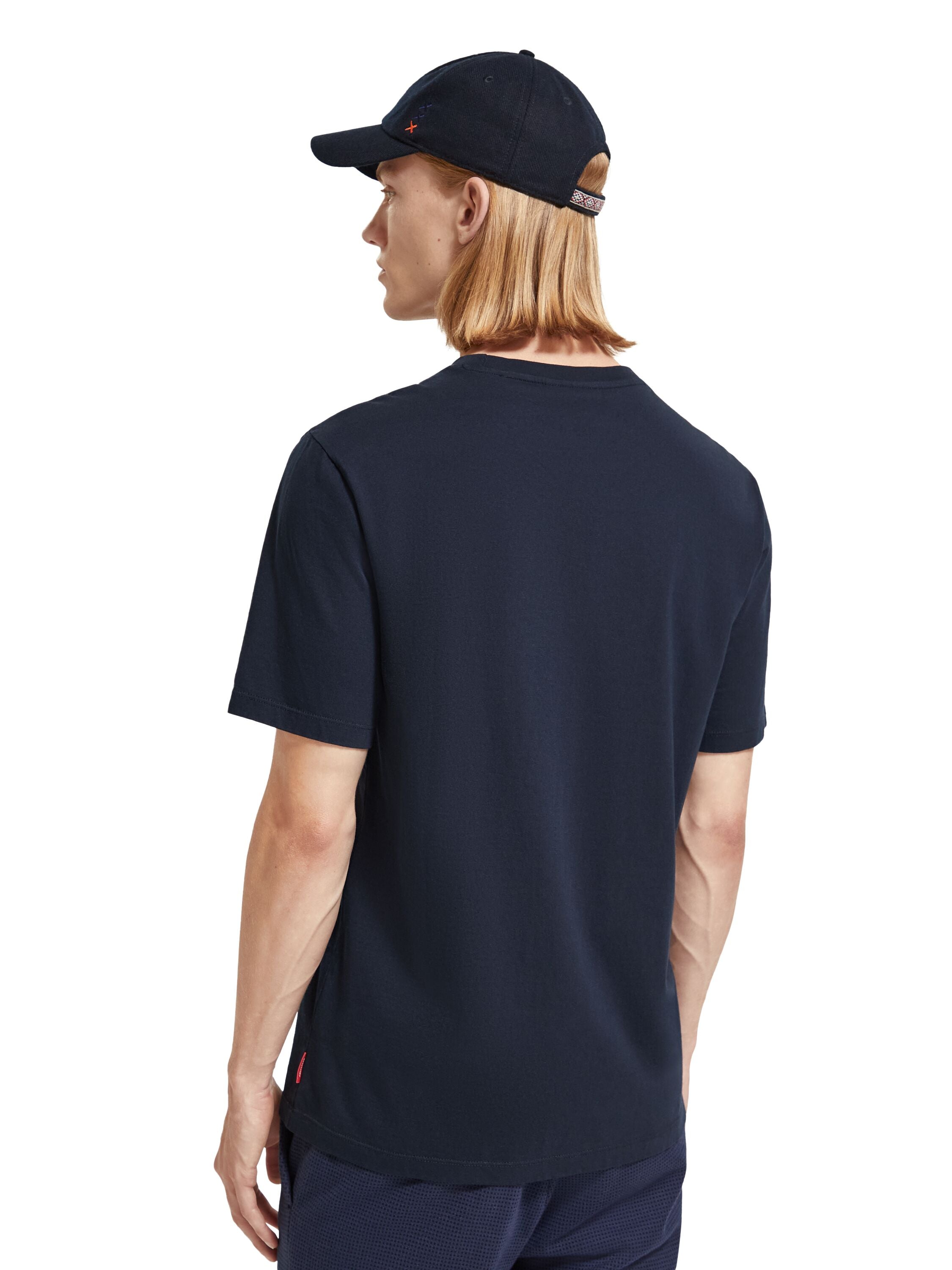 Regular fit chest artwork T-shirt in Organic Cotton Night