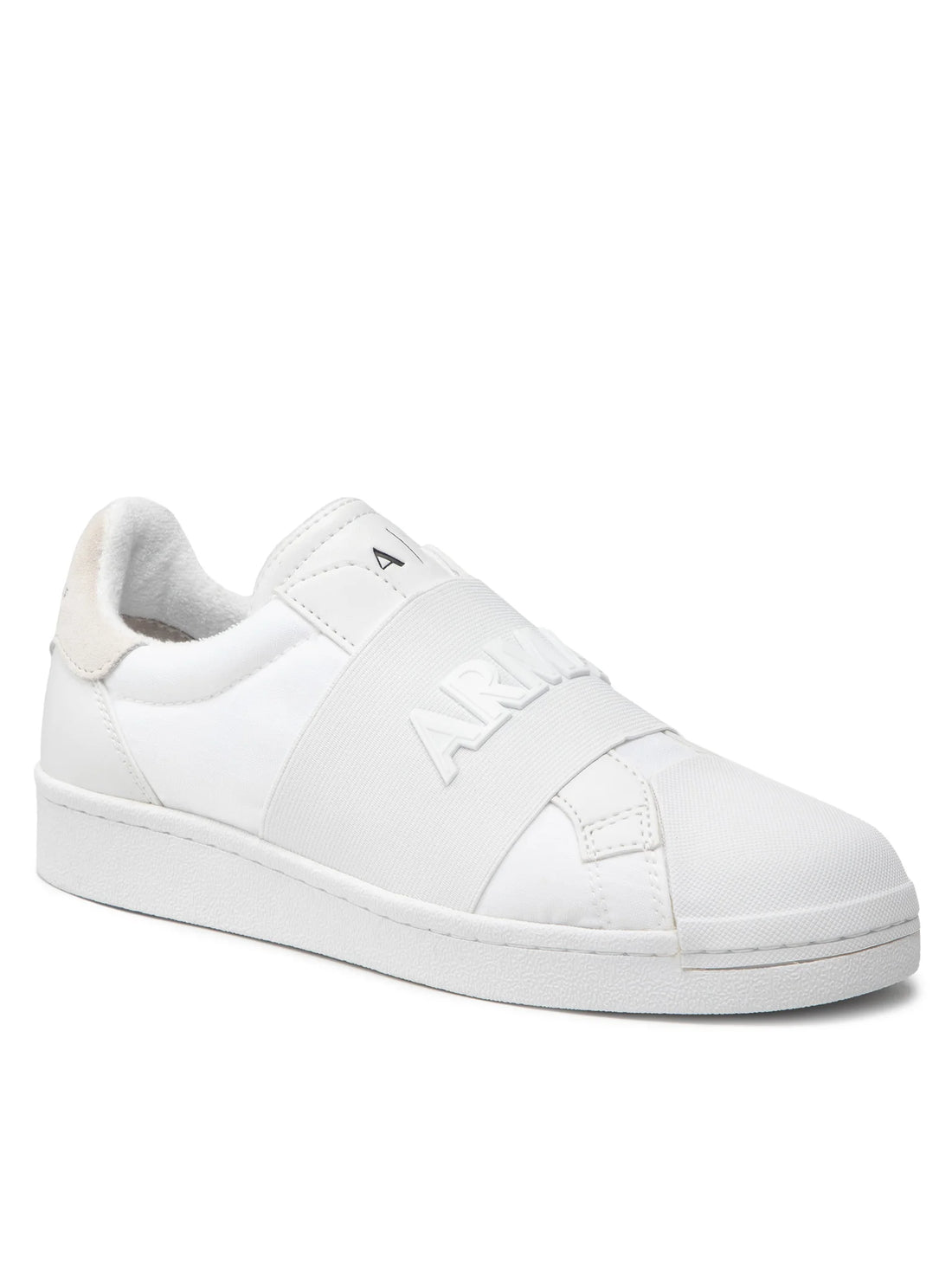 SNEAKER CALF PU+SUEDE+NY OPT WHITE