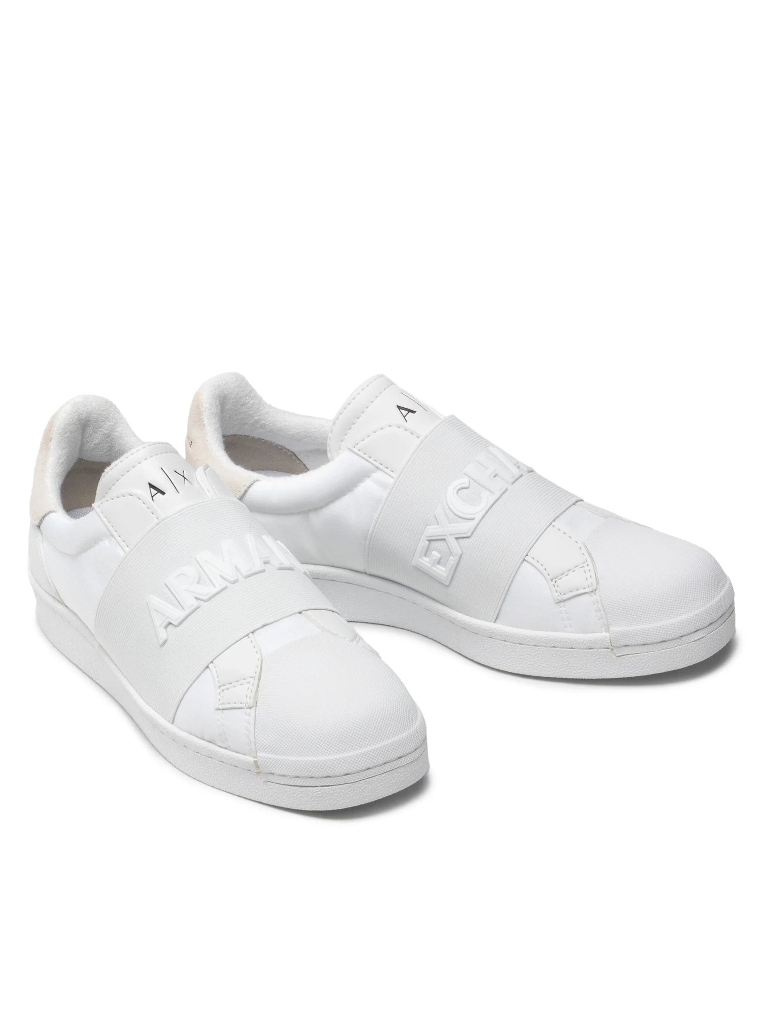 SNEAKER CALF PU+SUEDE+NY OPT WHITE