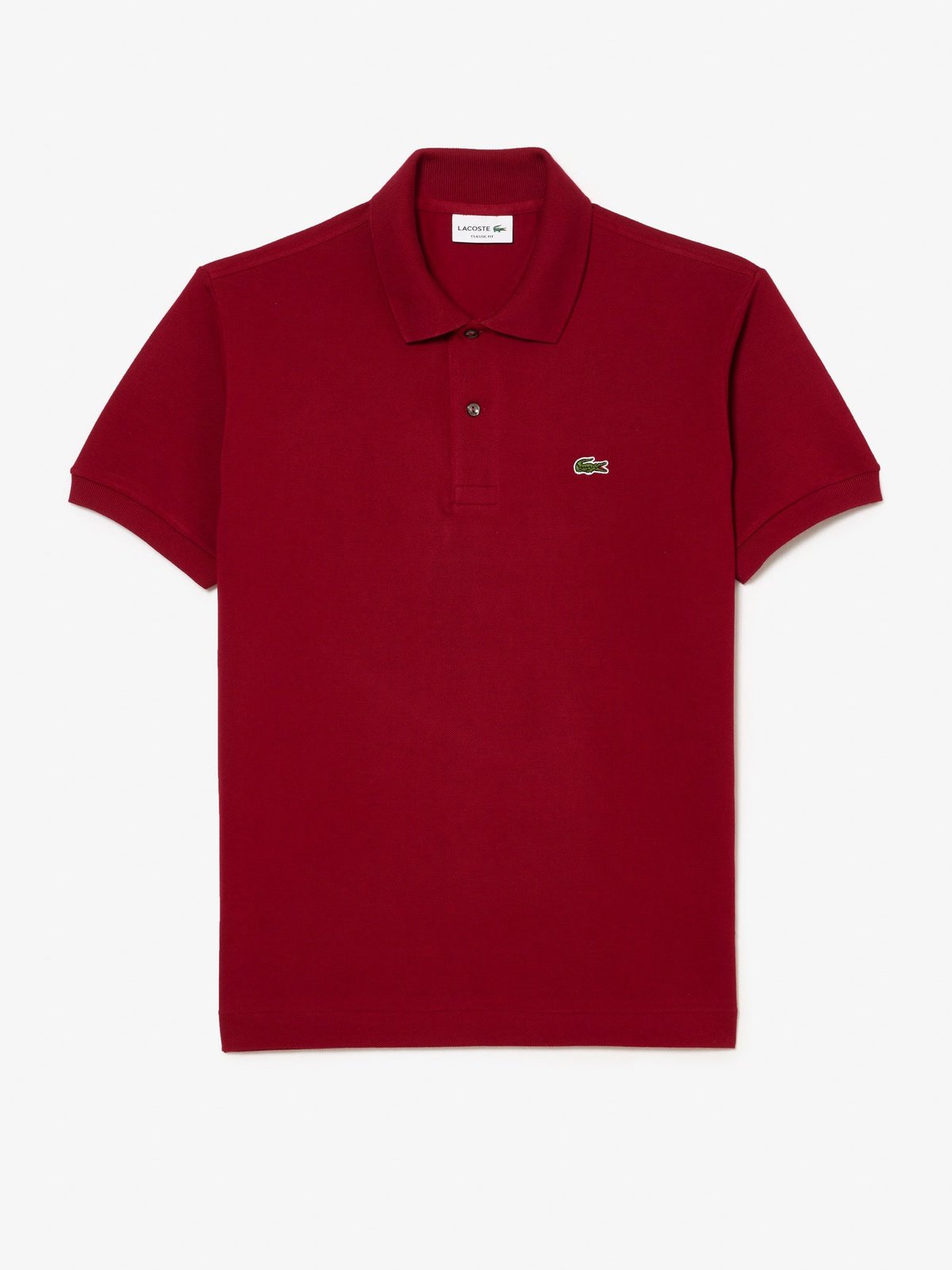 Slim fit polo Bordeaux