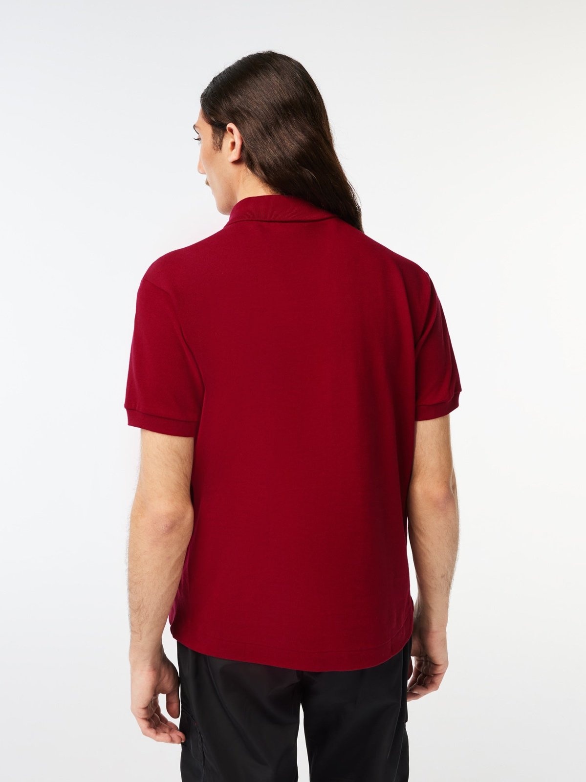 Slim fit polo Bordeaux