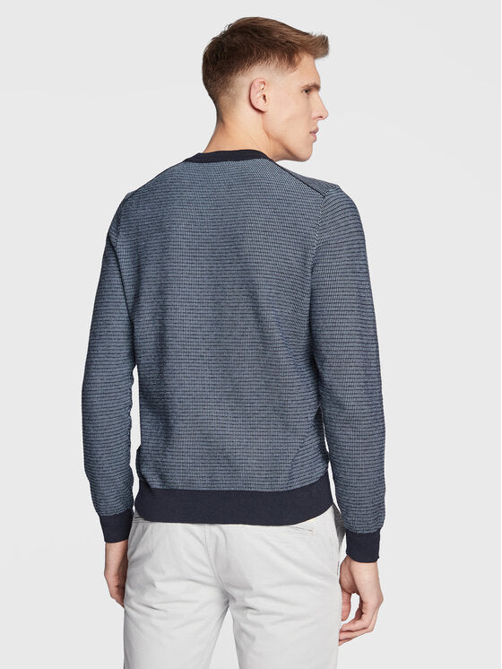 Avobano trui ronde hals - donkerblauw