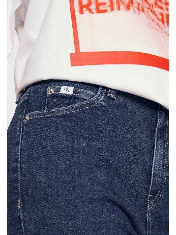 High rise skinny jeans - dark denim