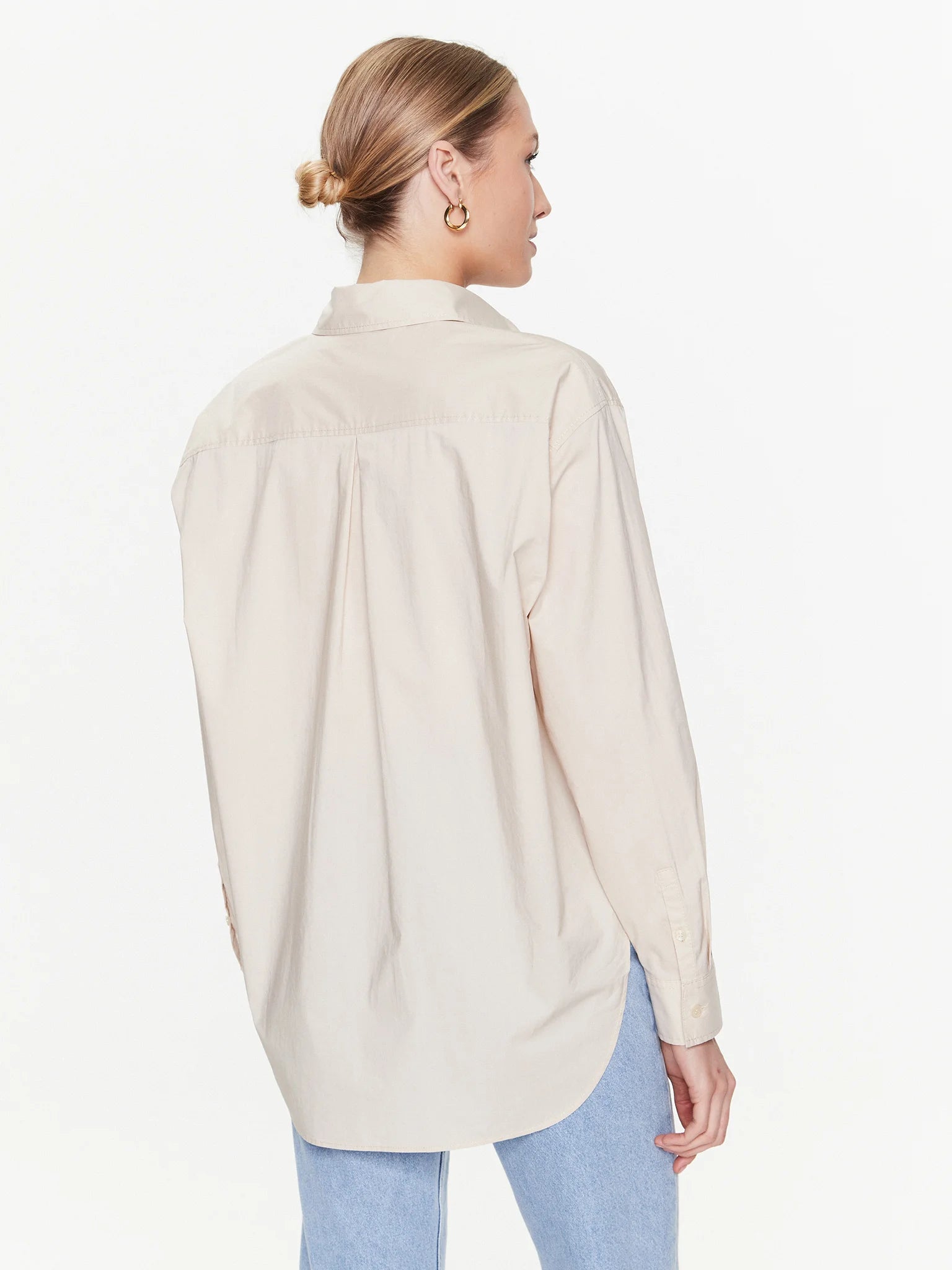 Monologo relaxed shirt - Classic Beige