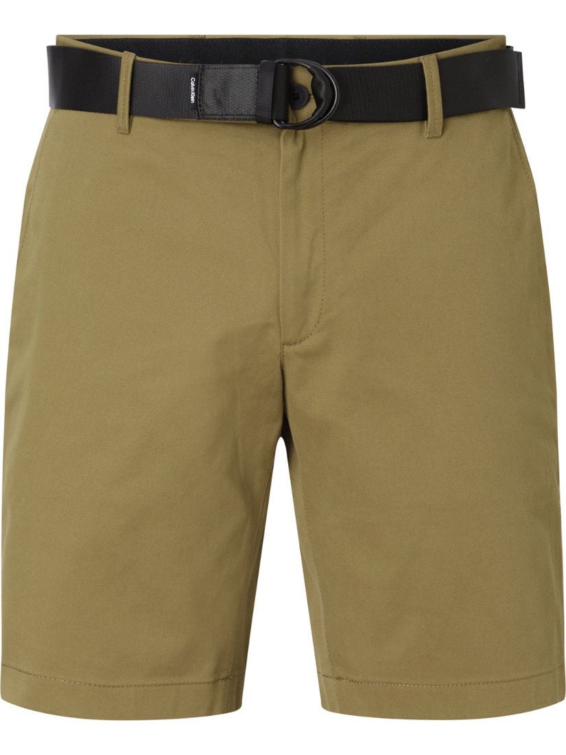 MODERN TWILL SLIM SHORT BELT Kangaroo