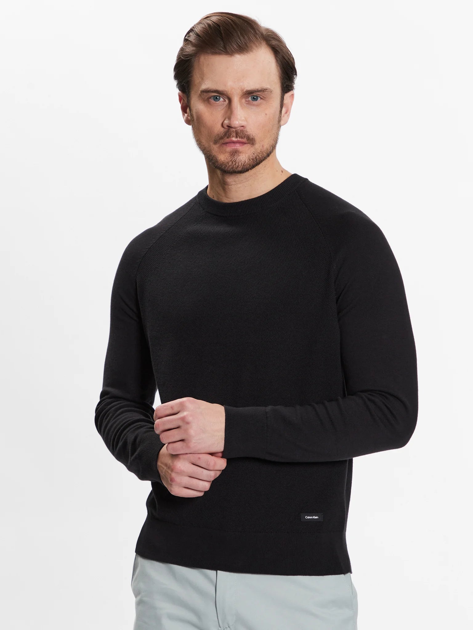 STRUCTURE CN SWEATER Ck Black