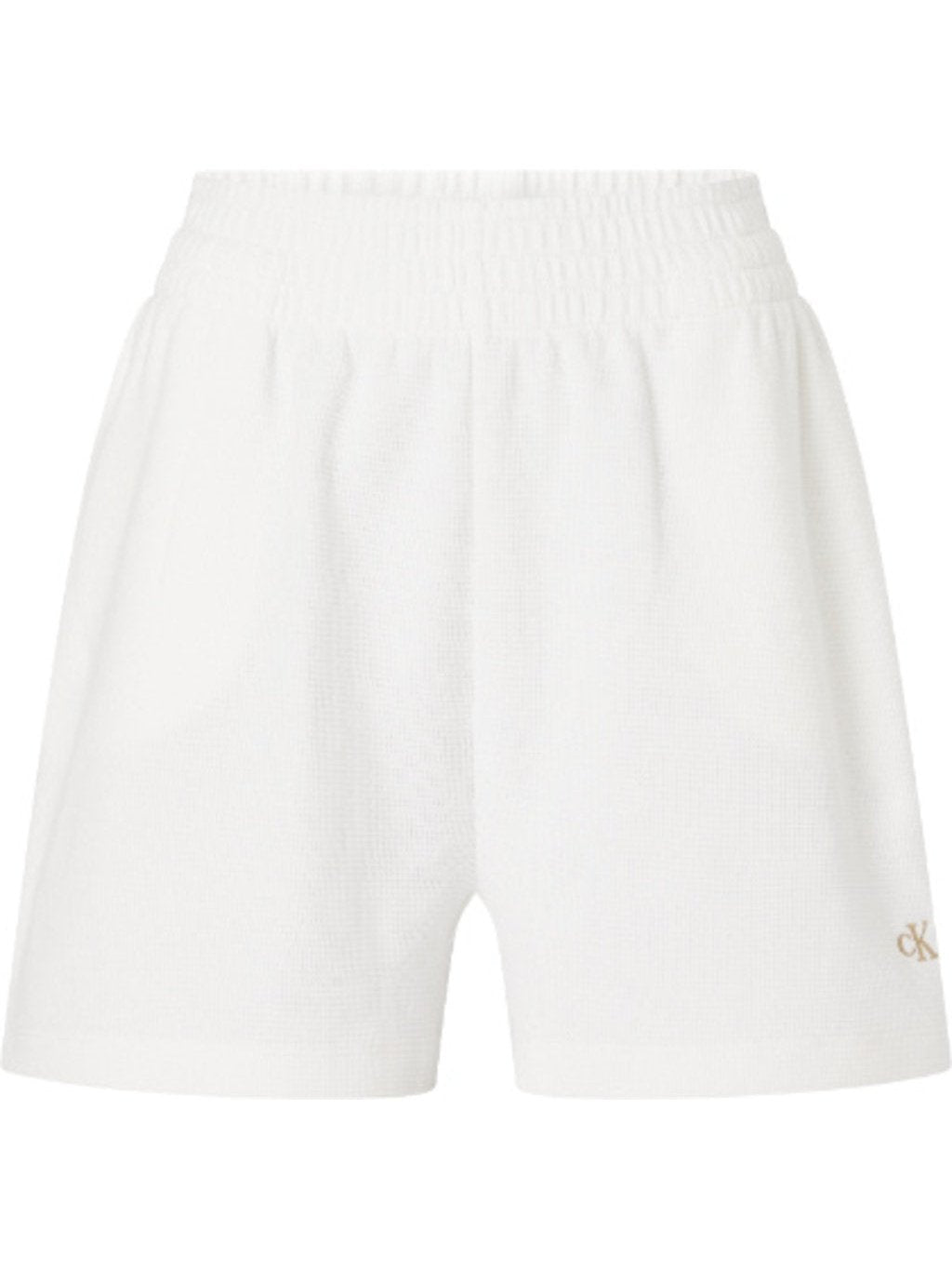 WAFFLE LOOSE SHORTS Greige