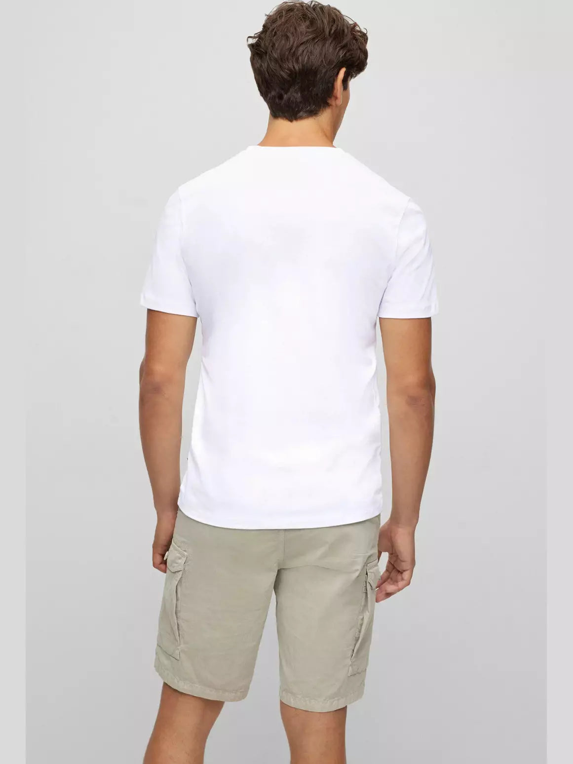 Relaxed fit t-shirt logopatch - wit