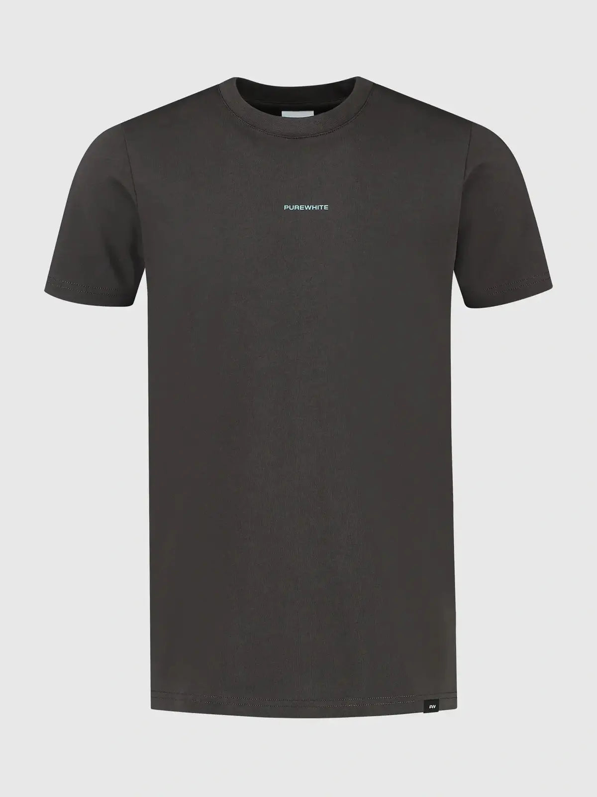 T-shirt with front print and back artwork in Brown