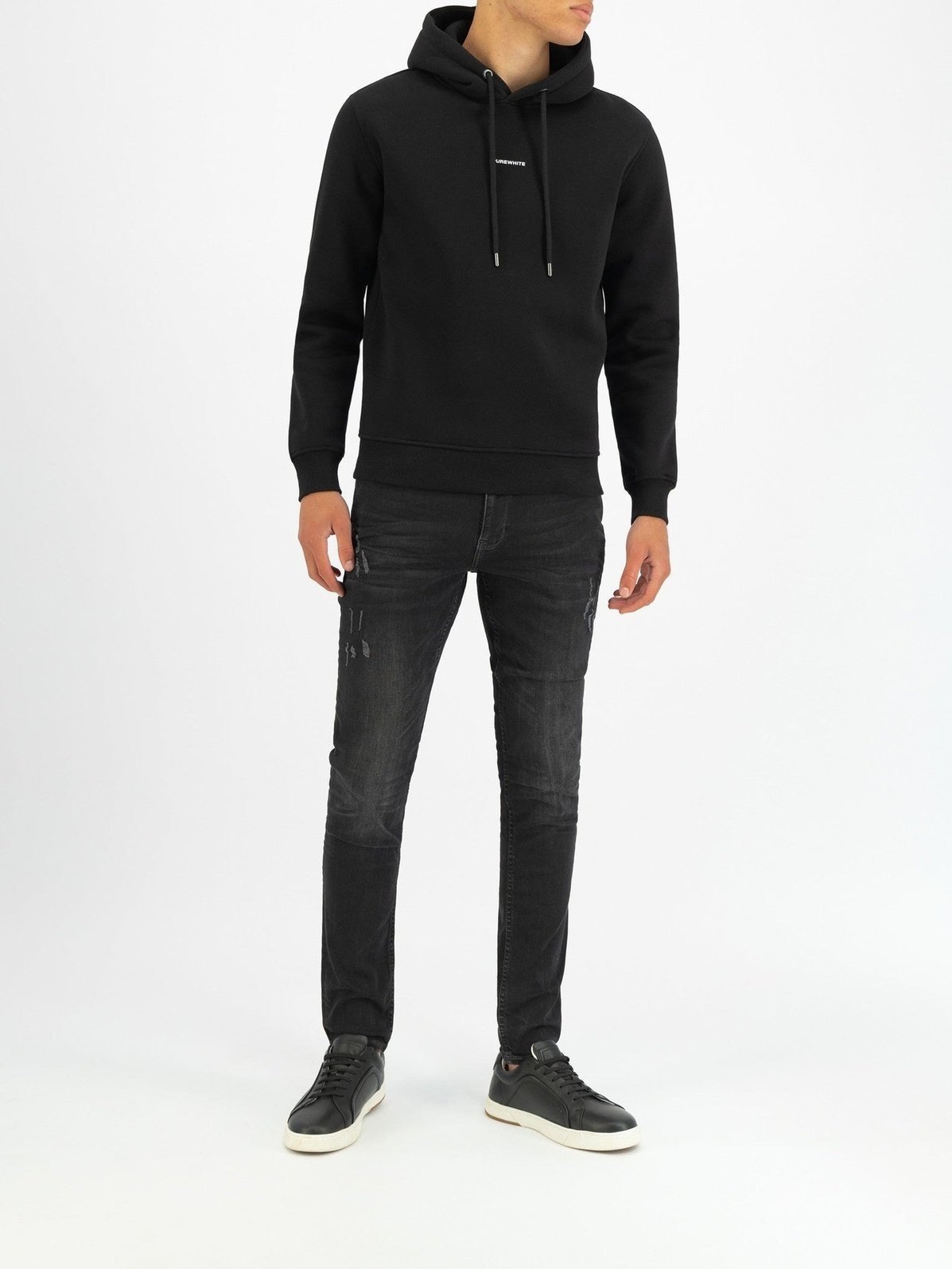 THE JONE W0170 JEANS SKINNY FIT - BLACK