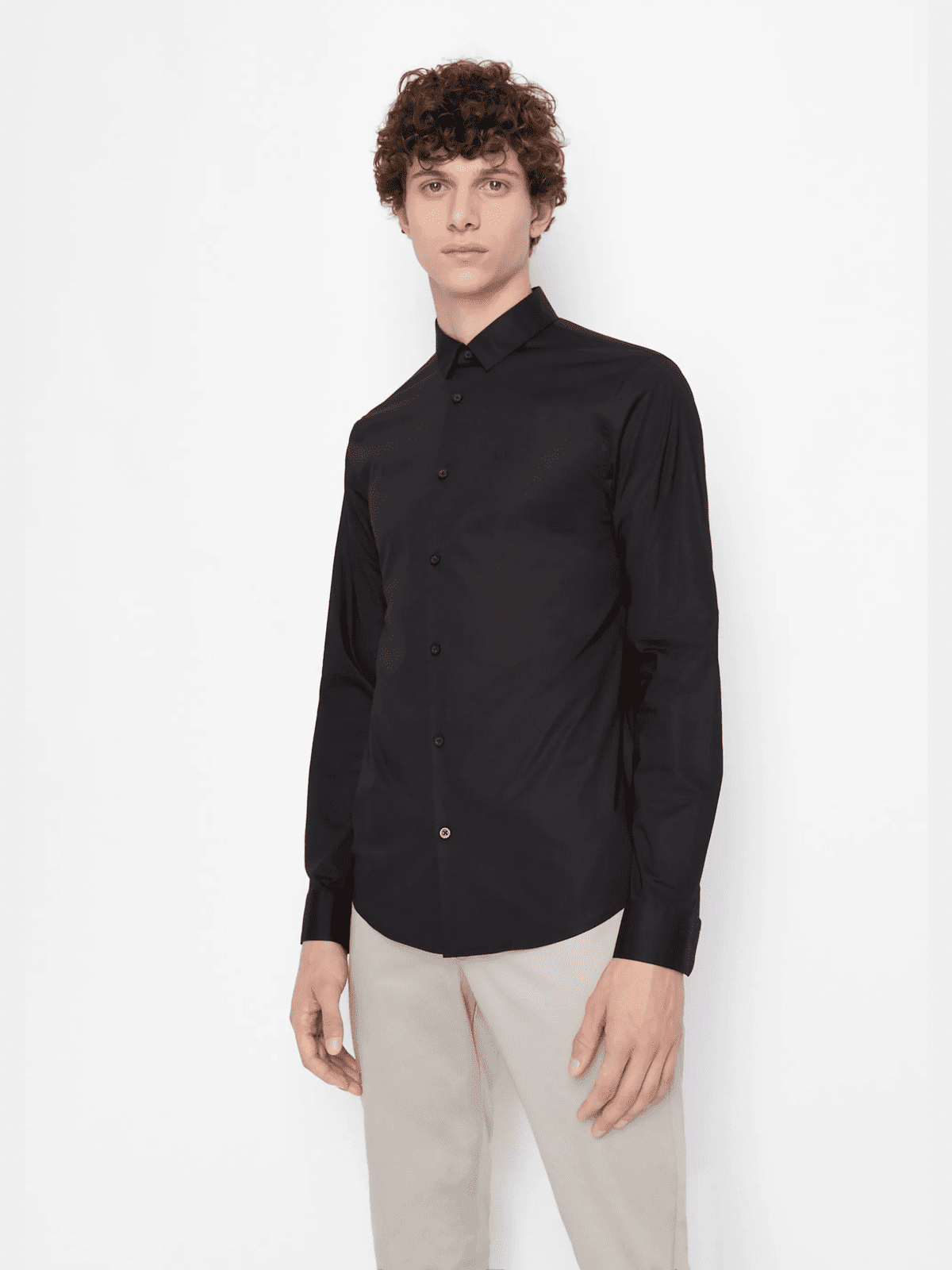 CAMICIA BLACK 8NZC49-BLACK