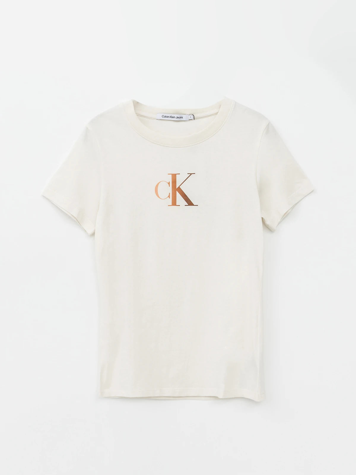 GRADIENT CK TEE, YBI Ivory J20J222343YBI