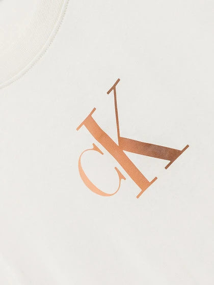 GRADIENT CK TEE, YBI Ivory J20J222343YBI