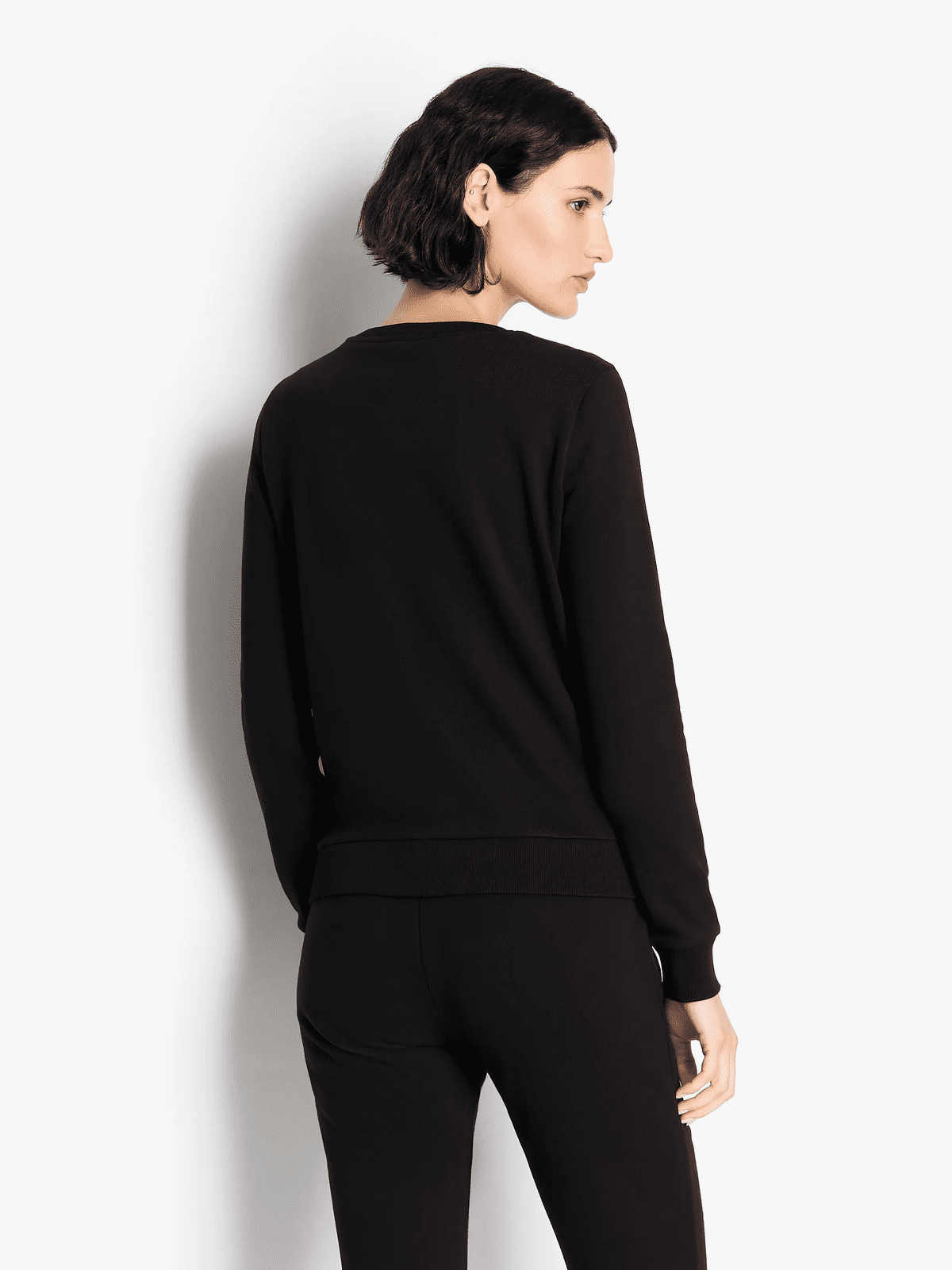 SWEATSHIRT BLACK 6RYMLA