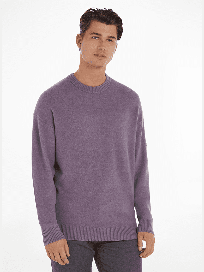 LYCRA BLEND COMFORT FIT SWEATER CADET K10K110401
