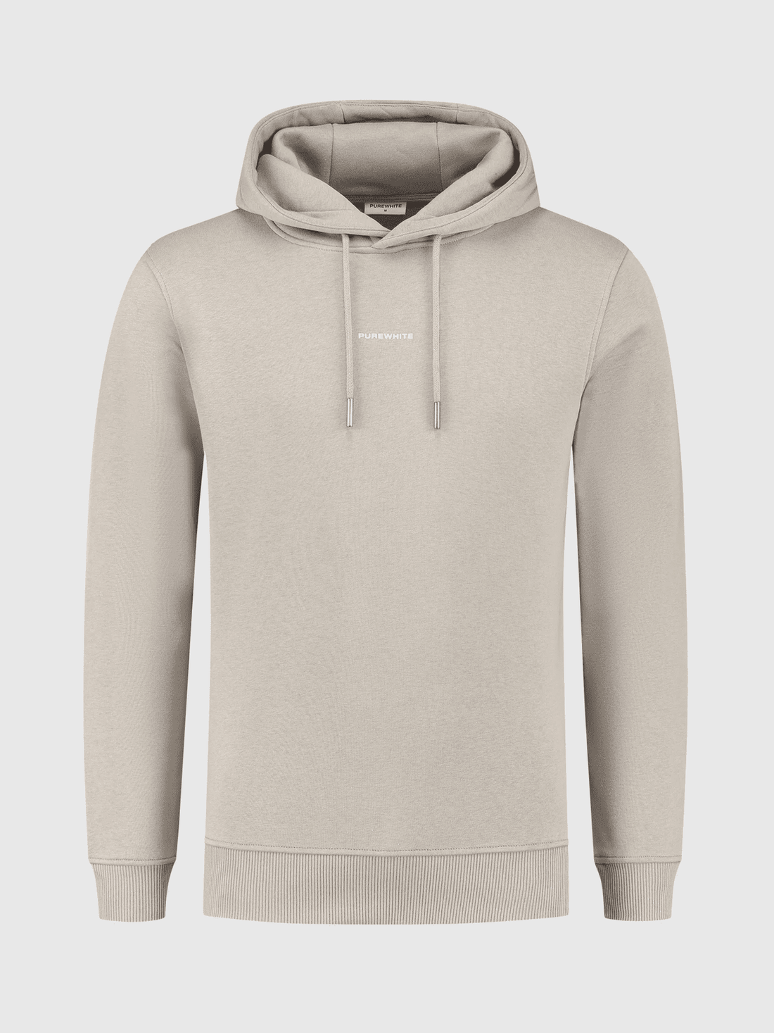 Pure logo hoodie Taupe