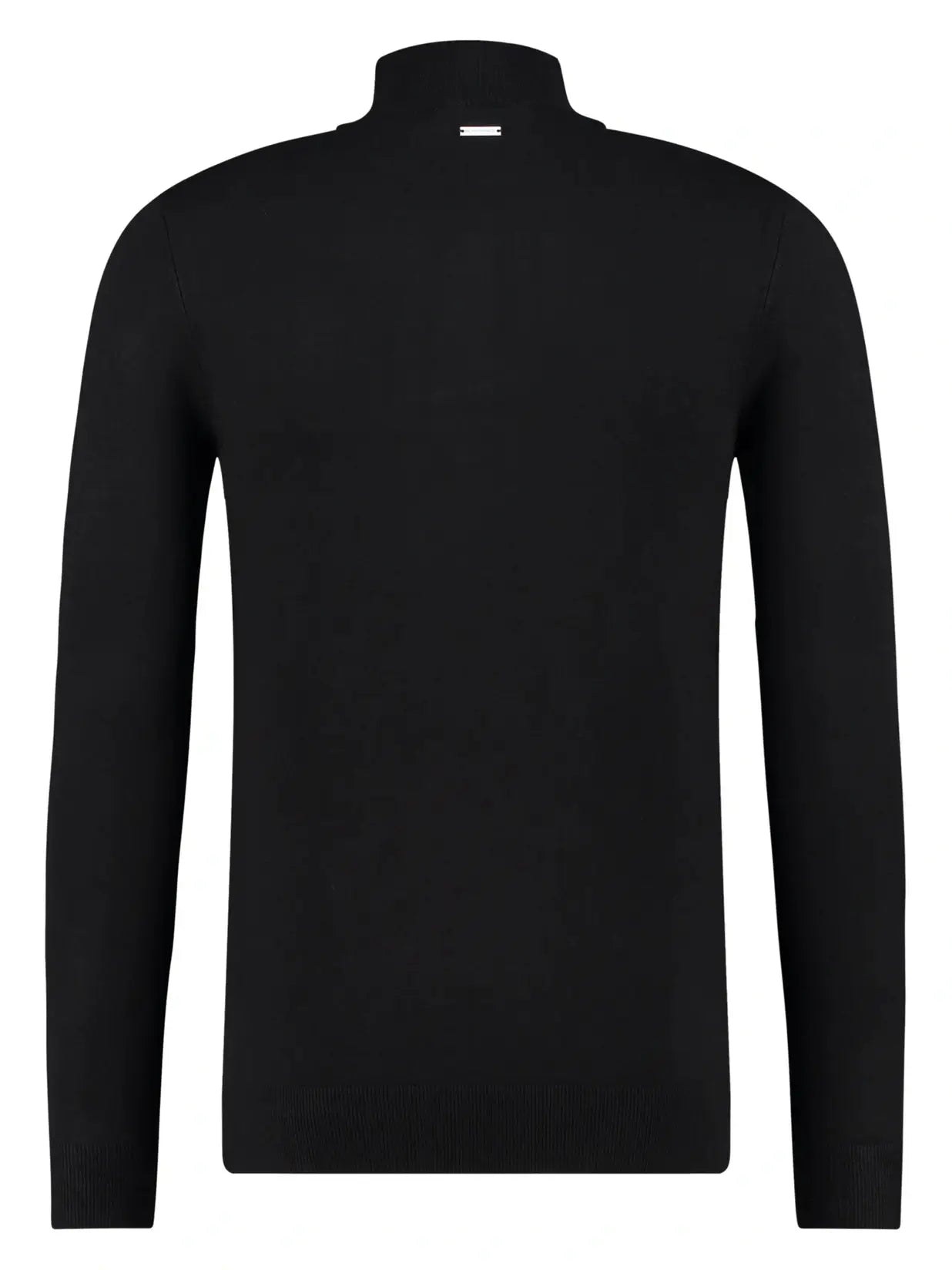 Essential Knit Mockneck LS 000002 - Black