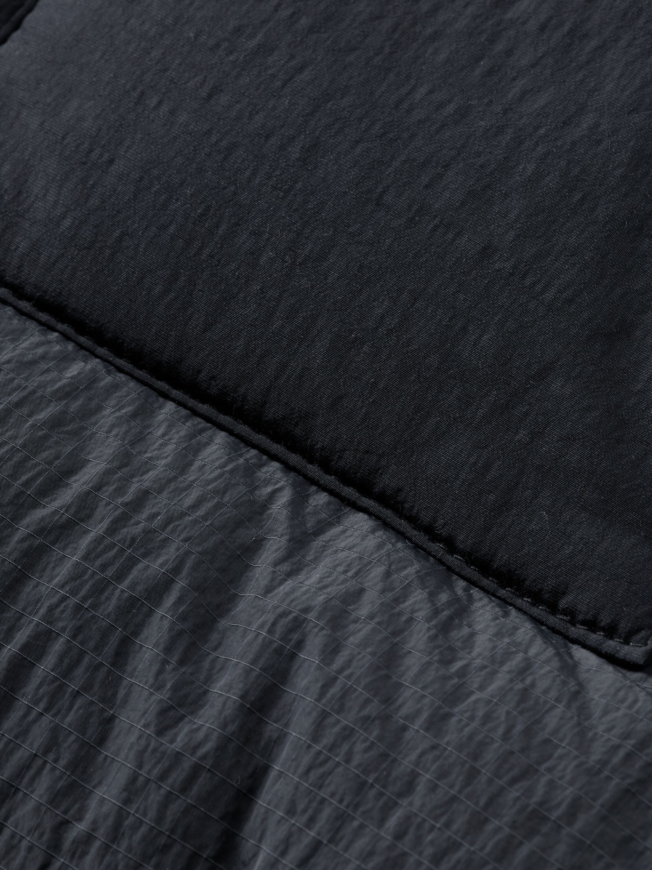 Hooded Puffa Jacket Black