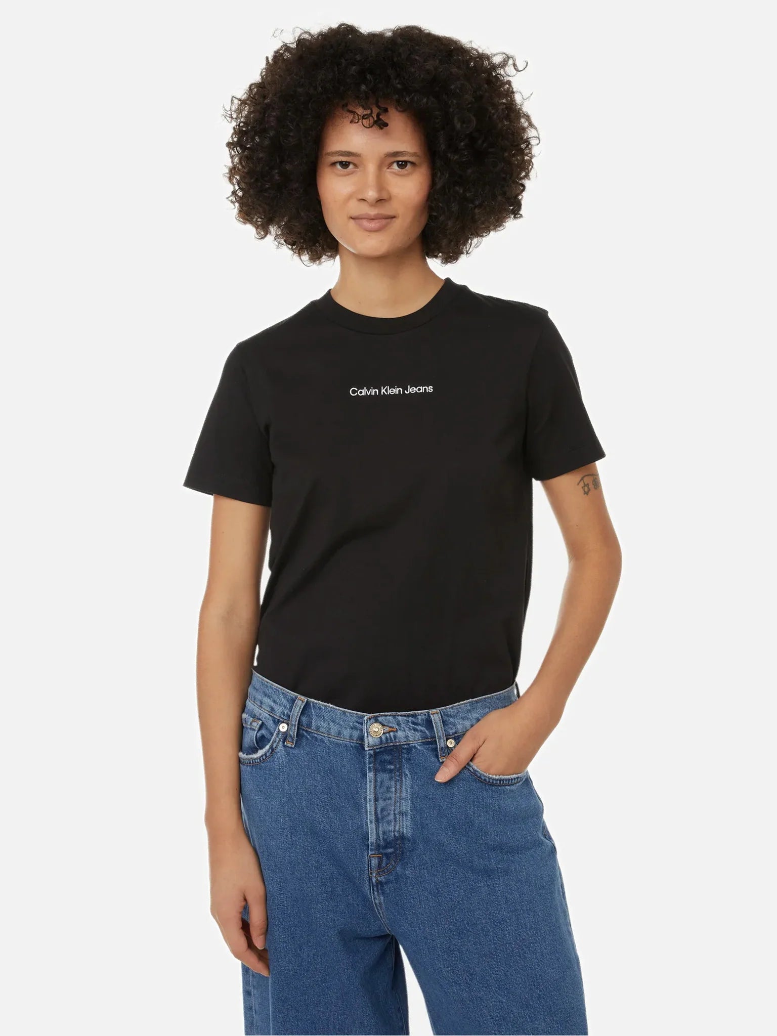 INSTITUTIONAL STRAIGHT t-shirt Ck Black