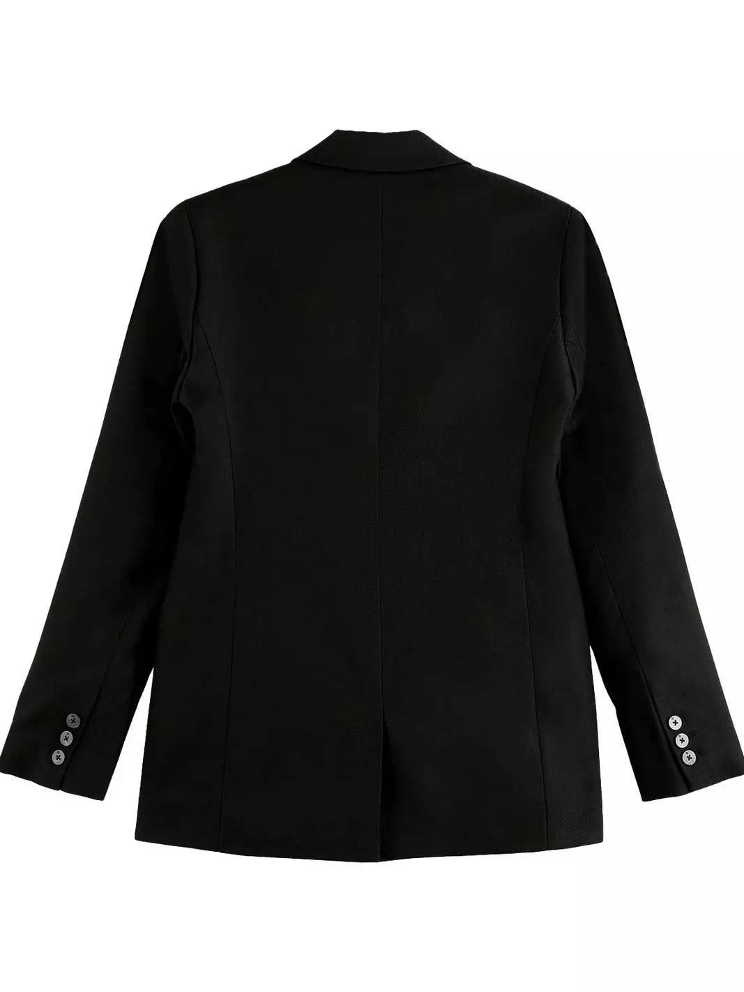 Relaxed fit single breasted tailored blazer