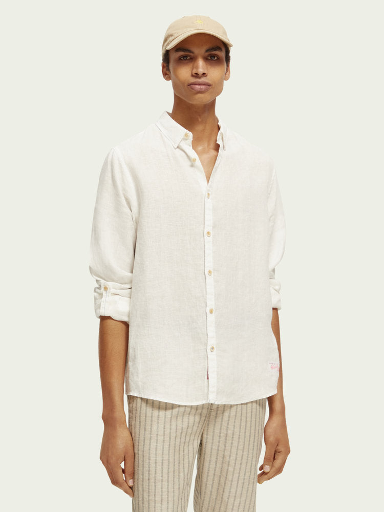 Linen short sleeve Ecru