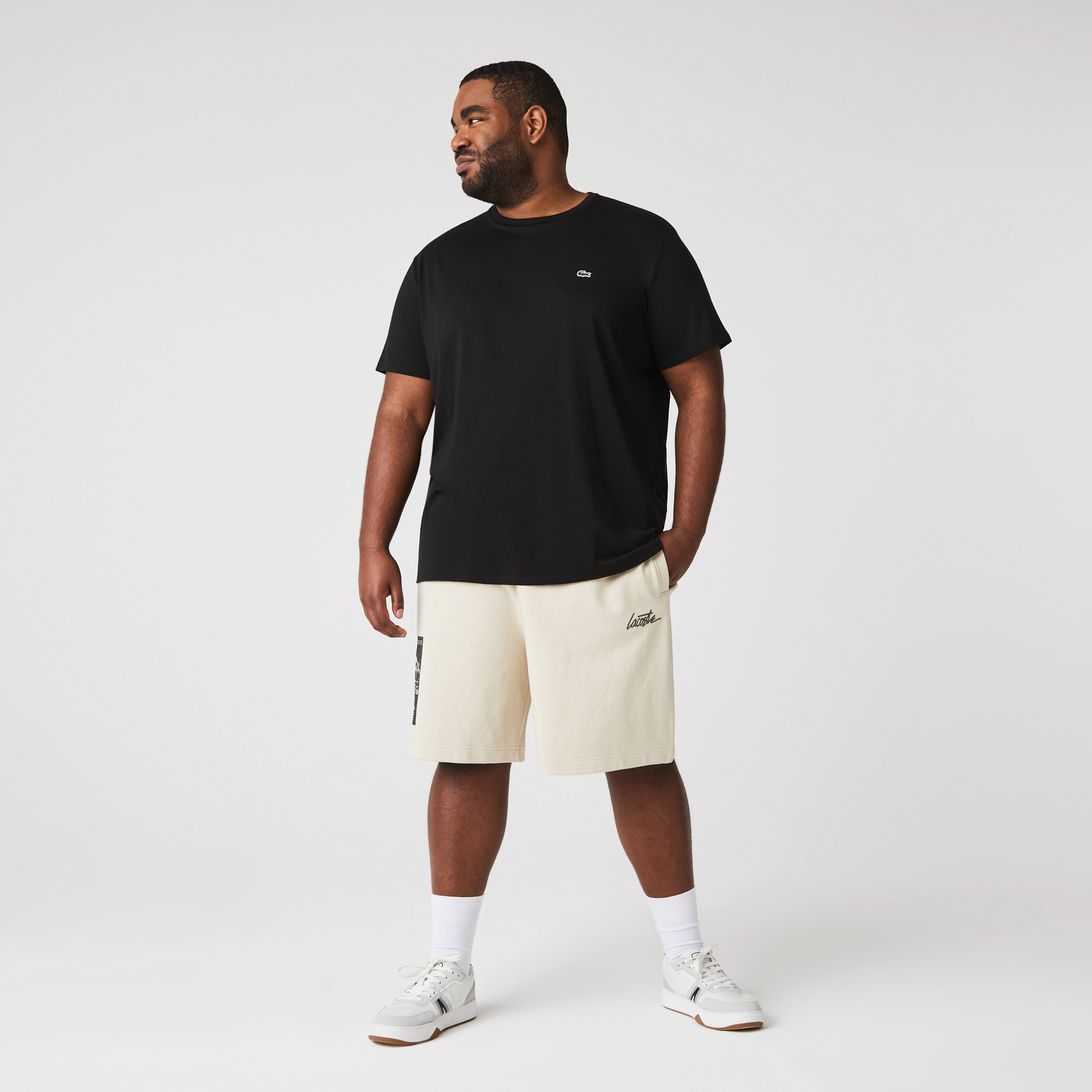 Regular fit T-shirt BLACK