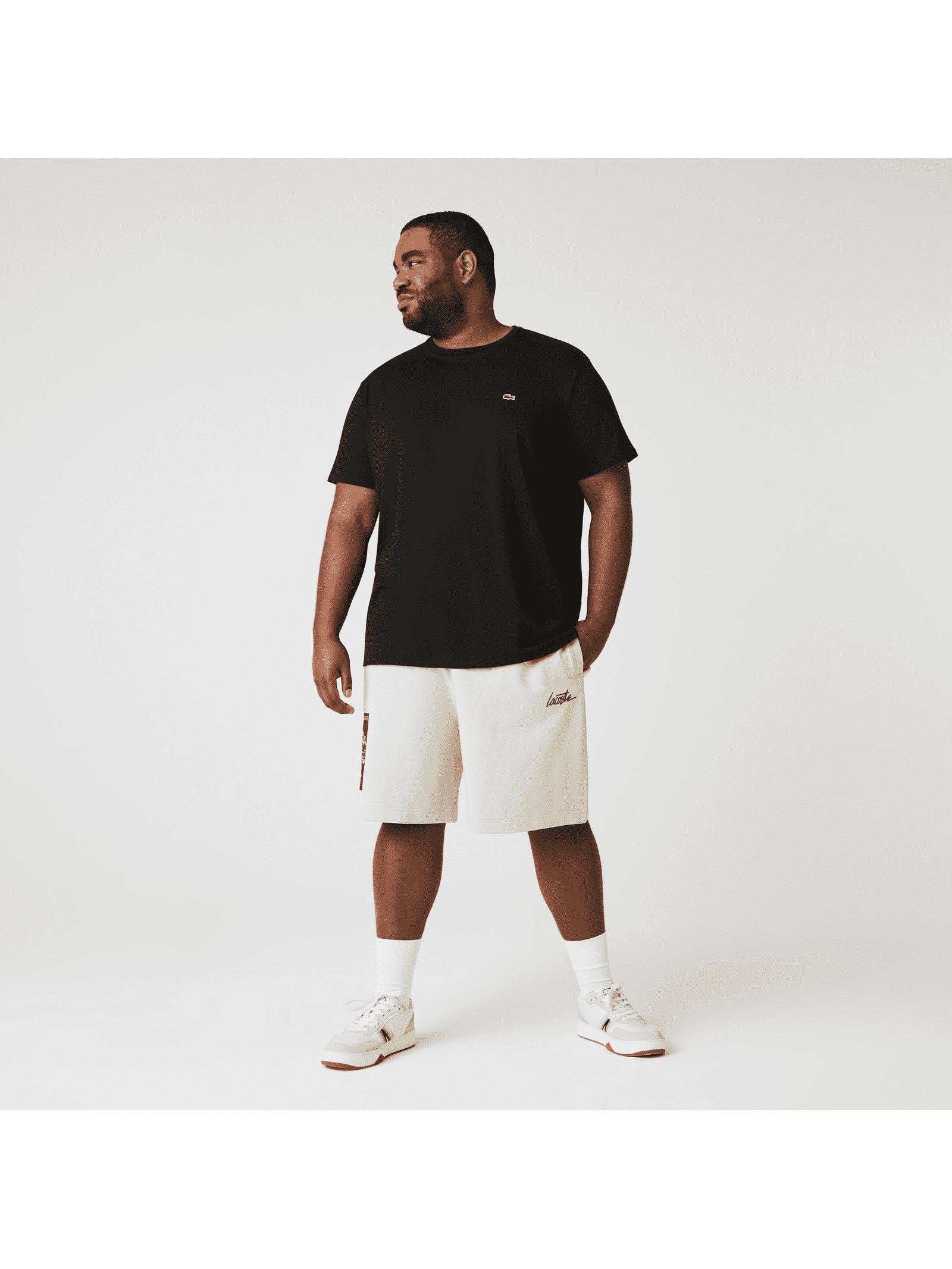 Regular fit T-shirt BLACK