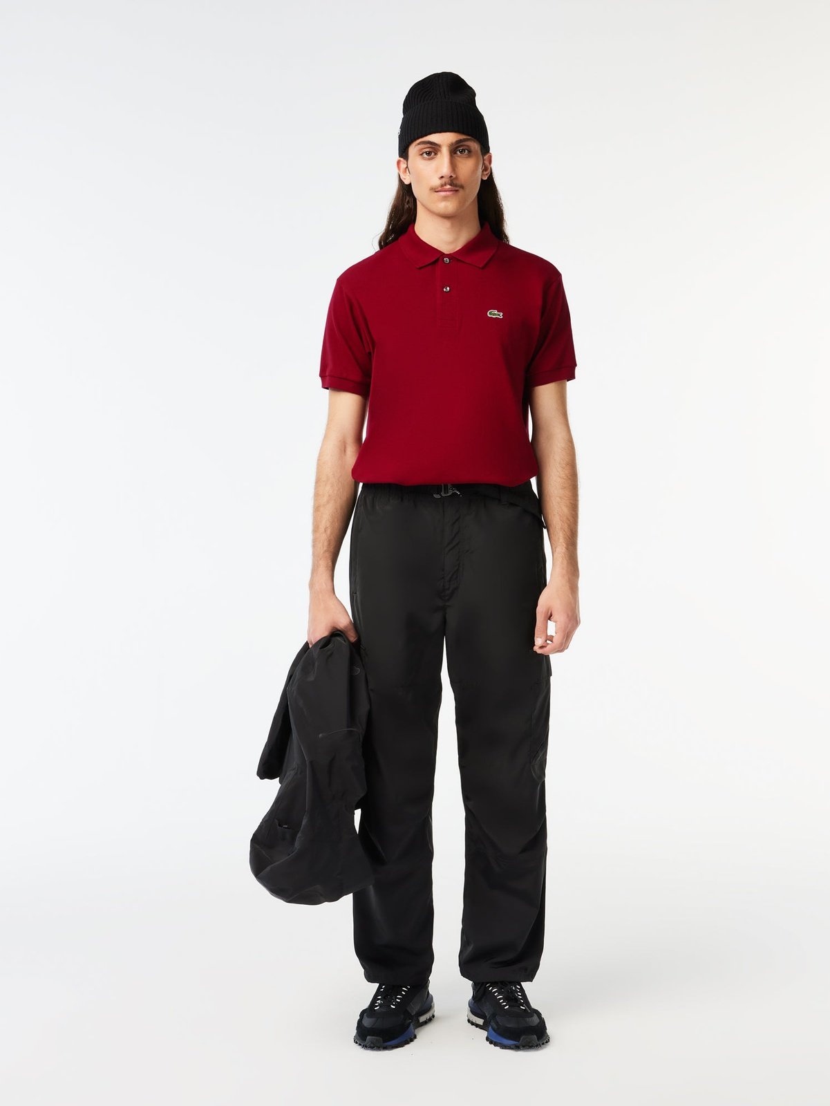 Slim fit polo Bordeaux