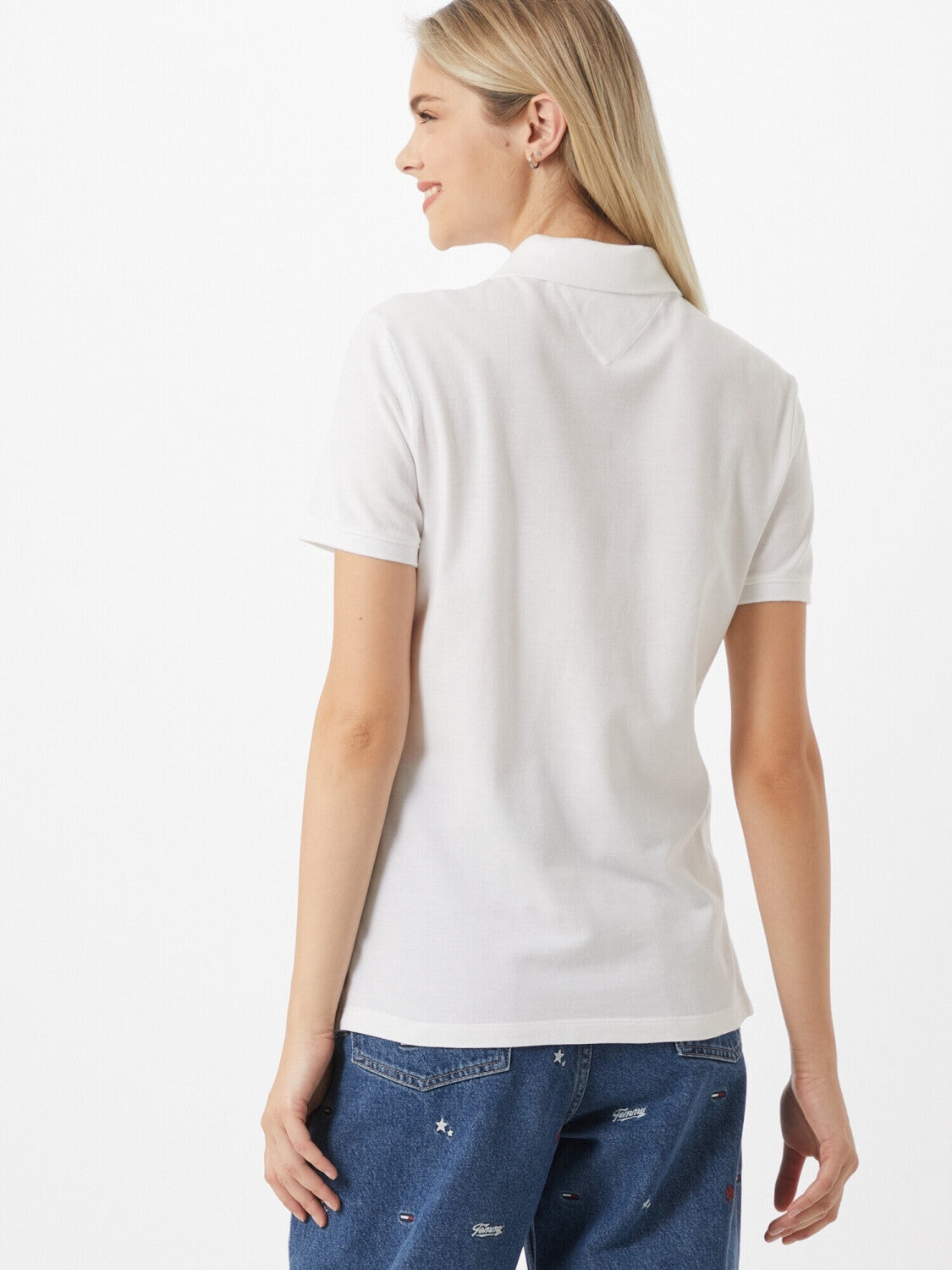 Slim fit polo van biologisch katoen