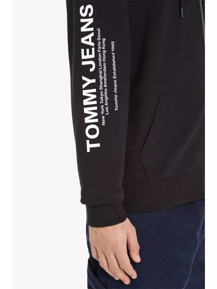 TJM REG ENTRY ZIP-THRU HOODIE BLACK