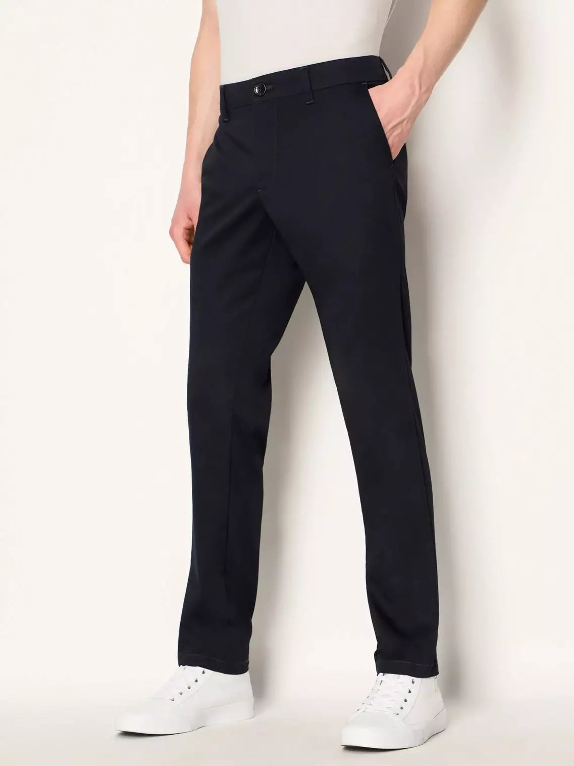 PANTALONI DEEP NAVY 8NZP20-DEEP NAVY