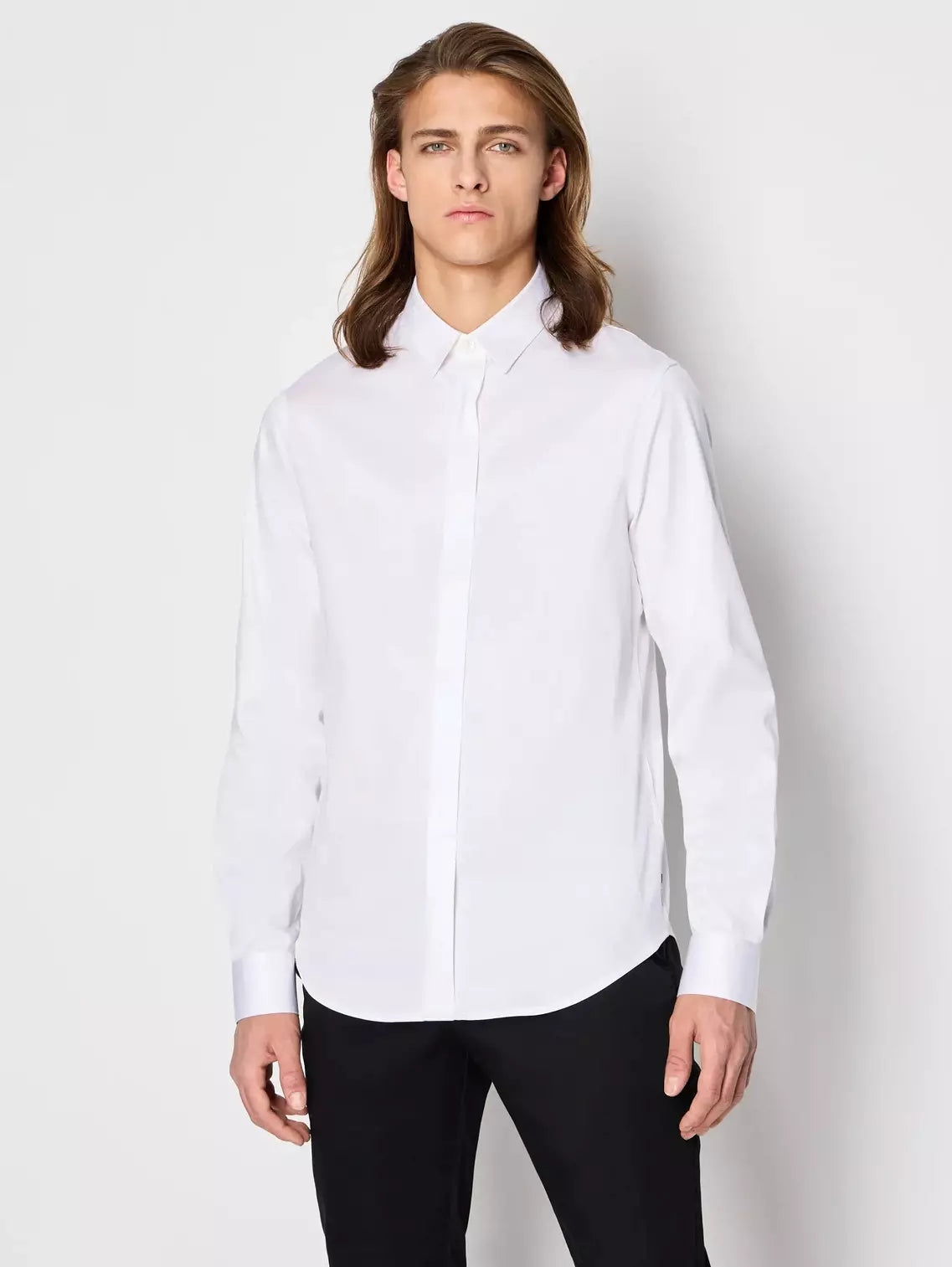CAMICIA WHITE/WHITE 8NZCBD-WHITE/WHITE