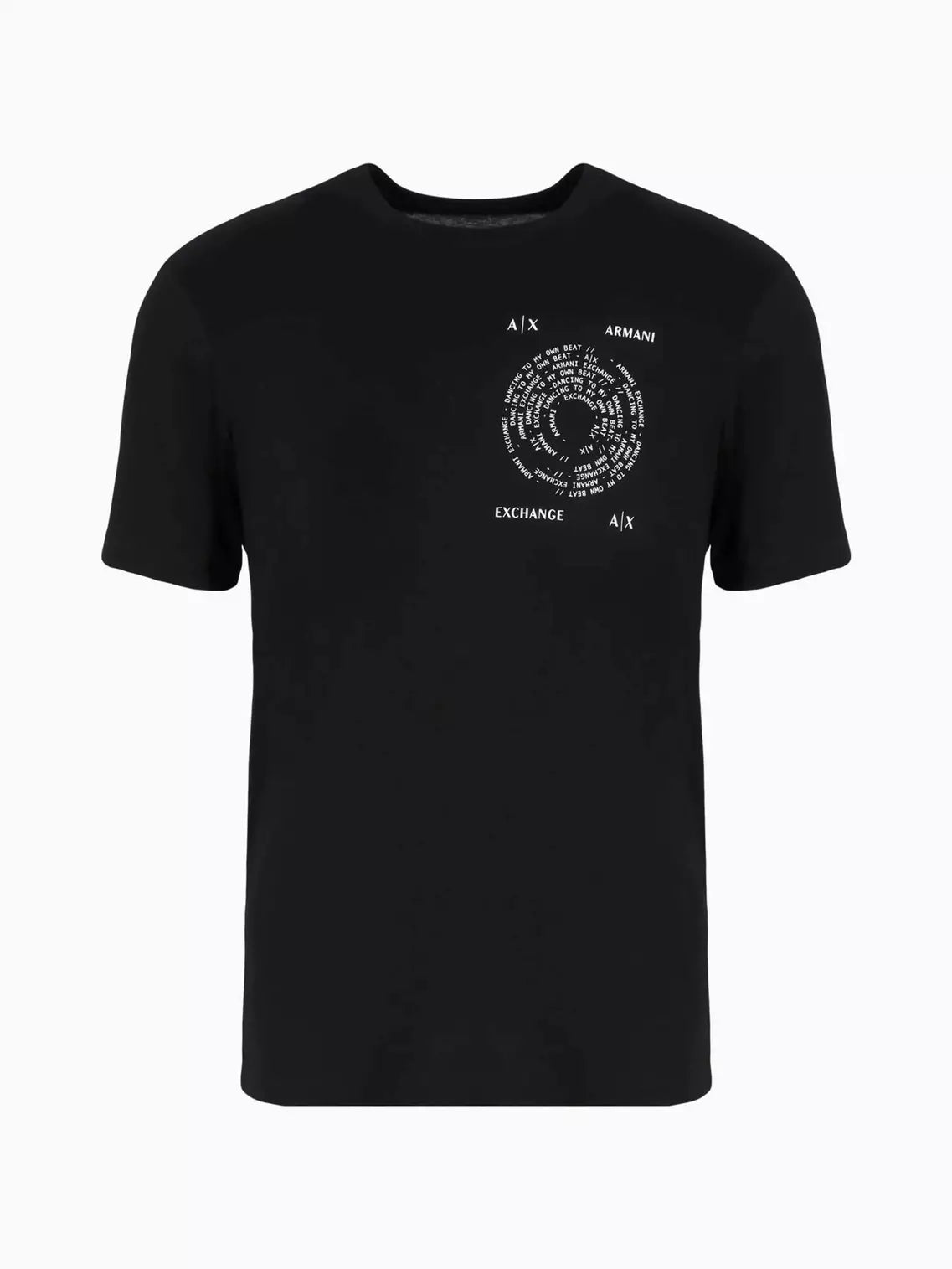 T-SHIRT with circle 6RZTAE-BLACK