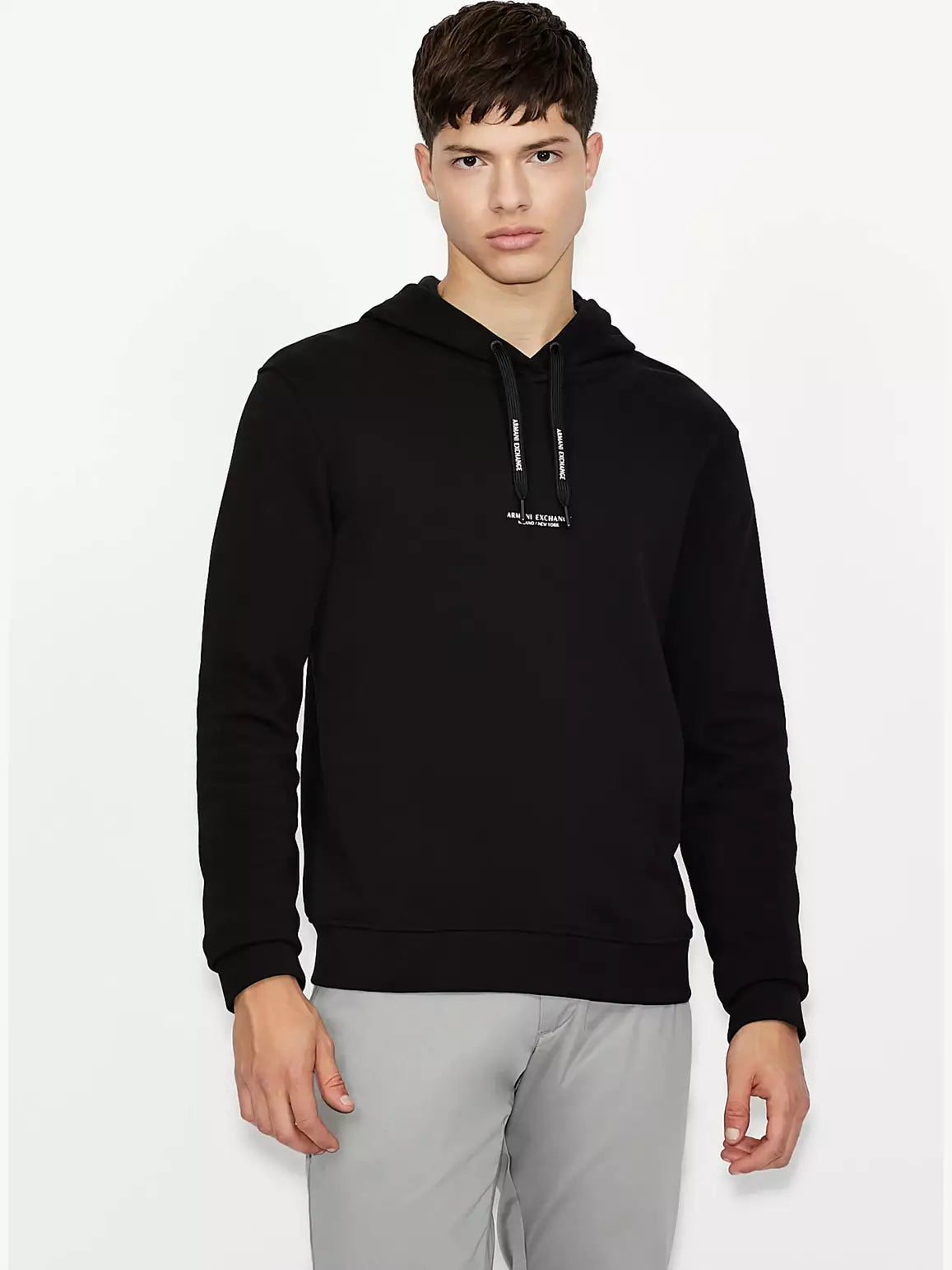 Sweater with back & front logo 8NZM94-BLACK