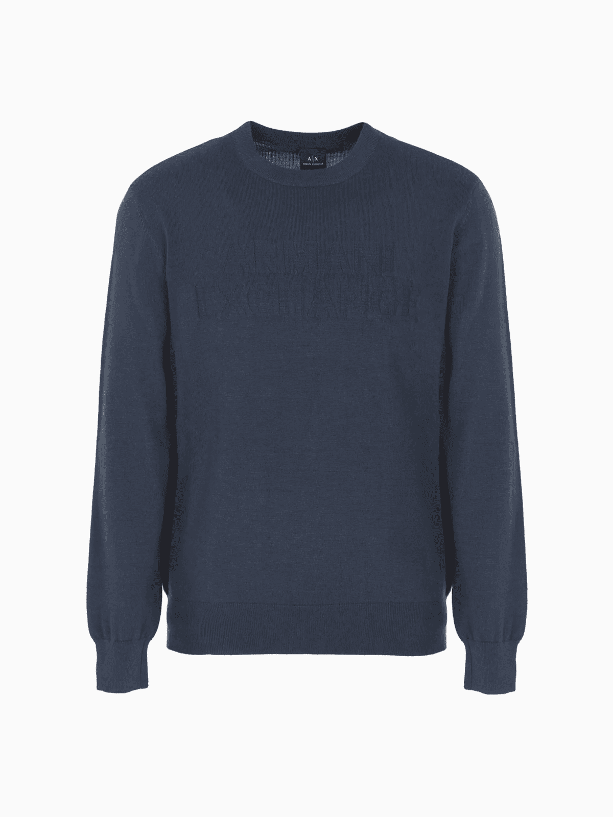 Trui relief logo 6RZM1B-NAVY BLAZER