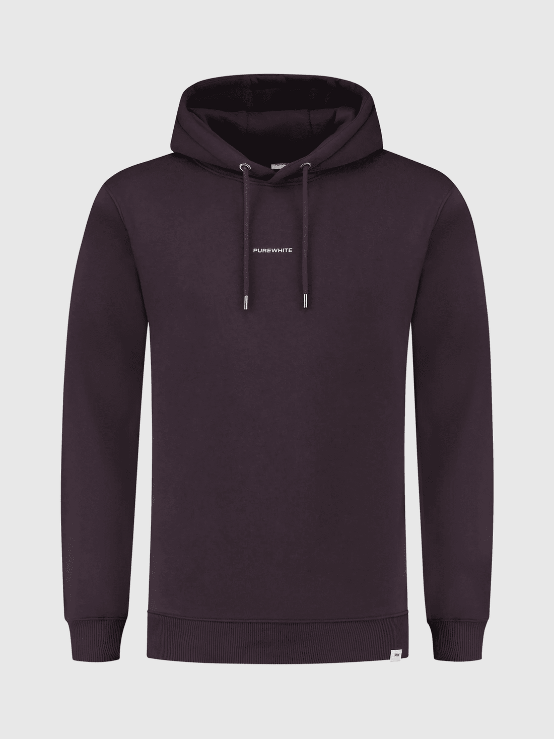 Seasonal Pure Logo hoodie - Aubergine