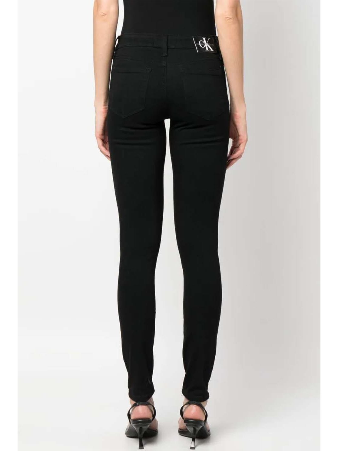 MID RISE SKINNY DENIM BLACK J20J221582