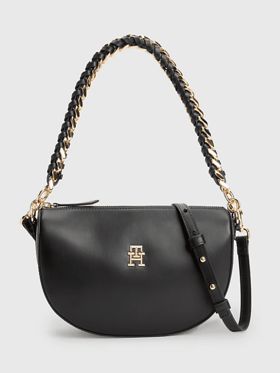 TH FEMININE HALF MOON CROSSOVER BLACK AW0AW14859BDS