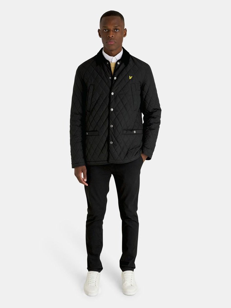 Quilted Jacket - Jet Black (z865)