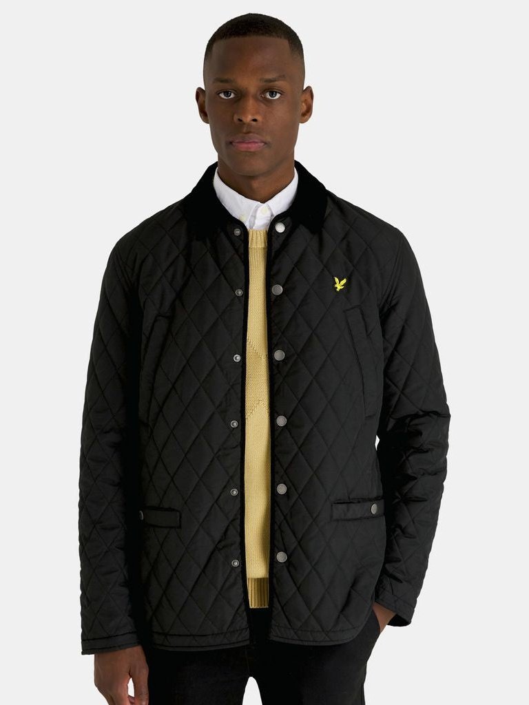Quilted Jacket - Jet Black (z865)