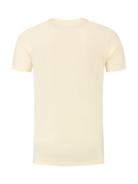 T-shirt with chest print 54 - Ecru