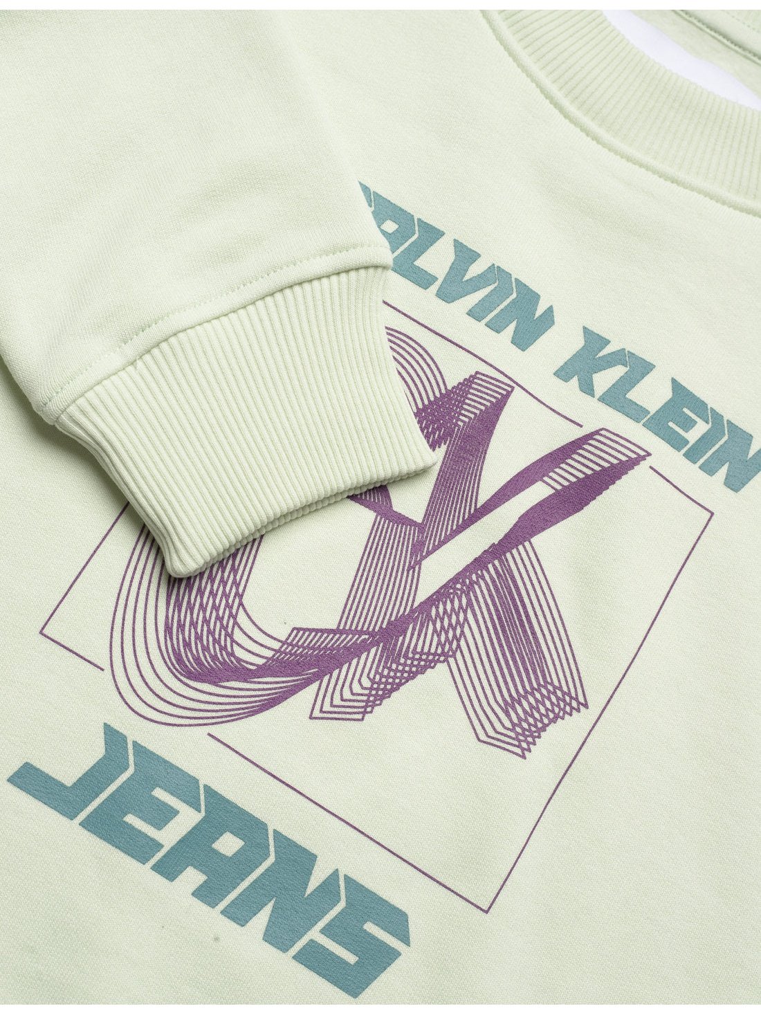 HYPER REAL CK SWEATSHIRT CANARY GREEN J20J222344